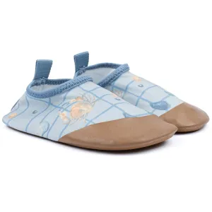 Mikk-Line Verblasste Denim AOP Badeschuhe Baby/Kinder_Mikk-Line