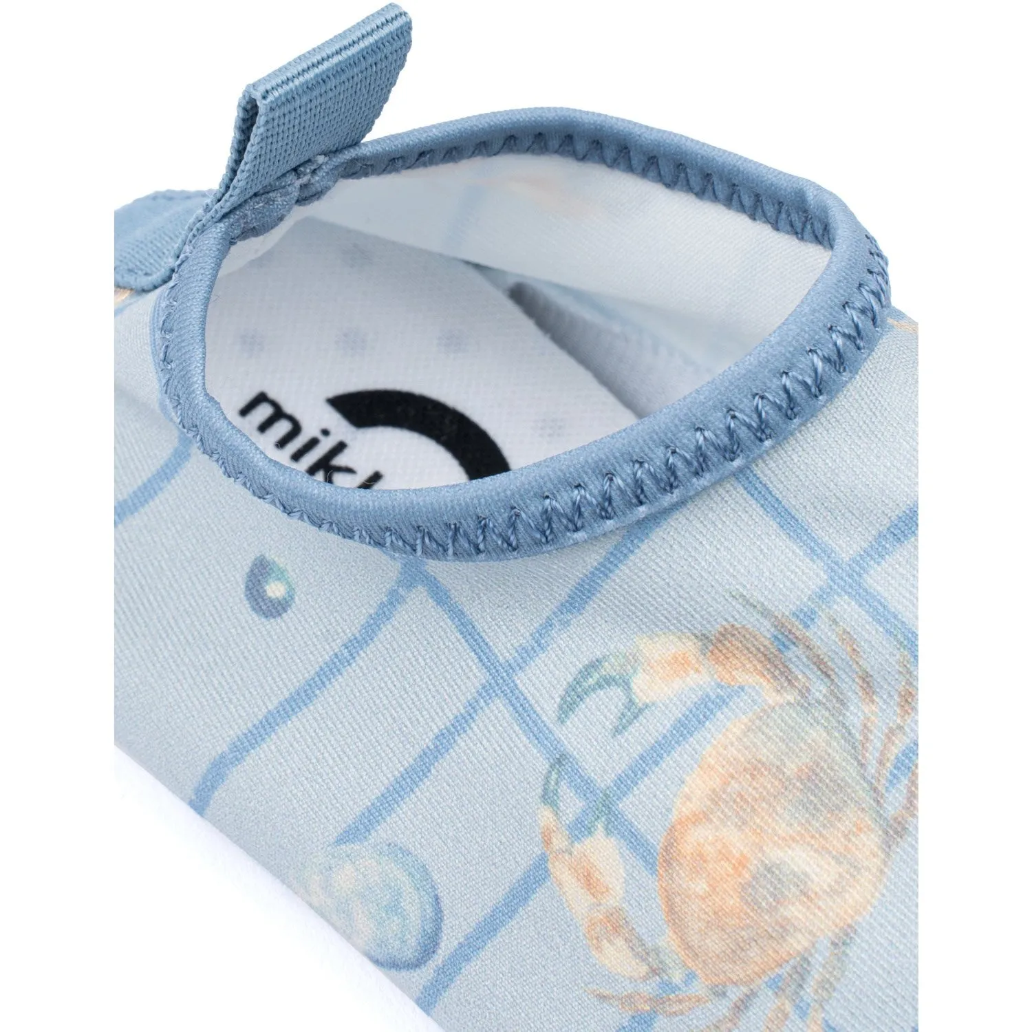 Mikk-Line Verblasste Denim AOP Badeschuhe Baby/Kinder_Mikk-Line