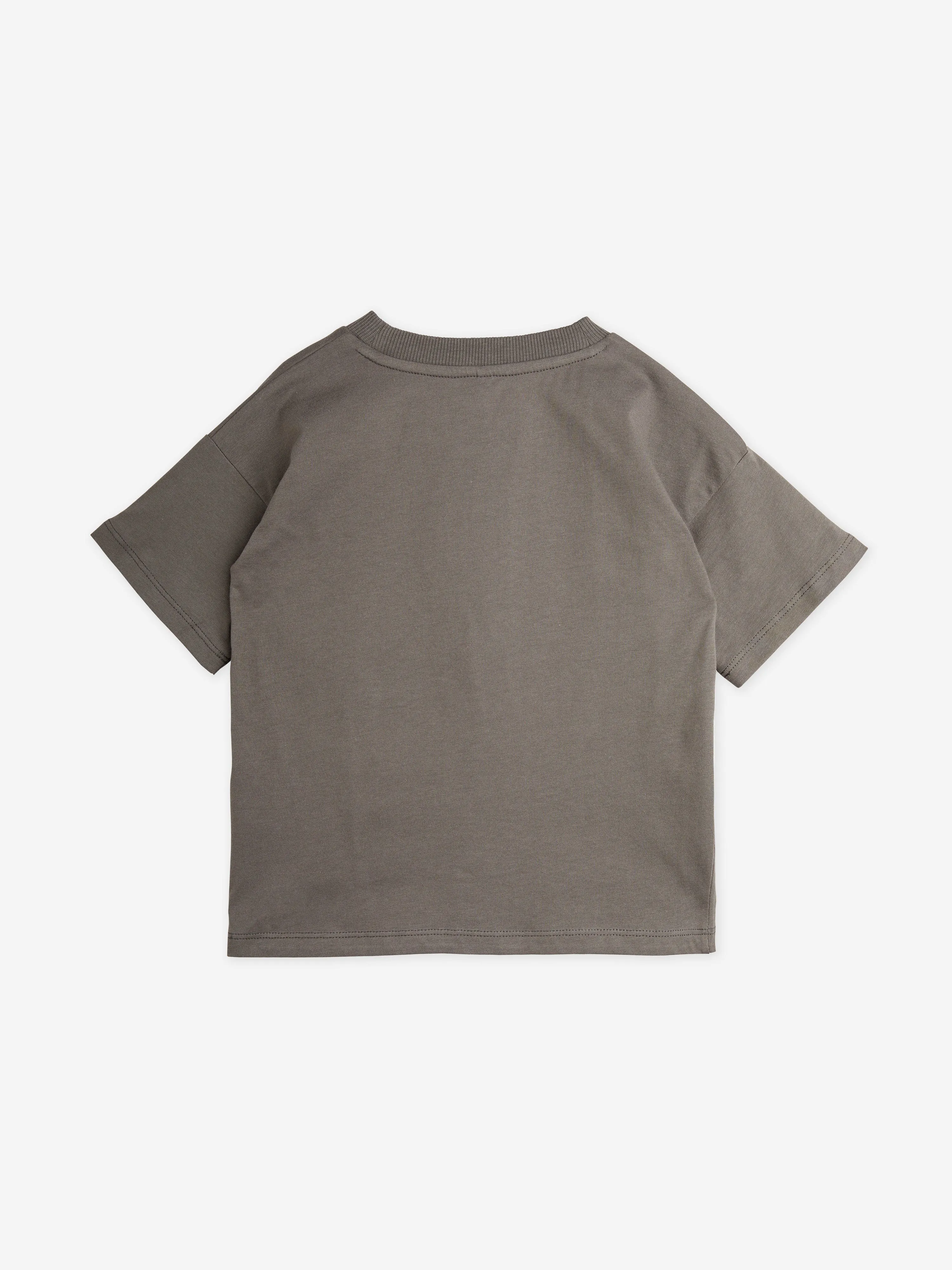 Mini Rodini Boys Society T-Shirt in Grau