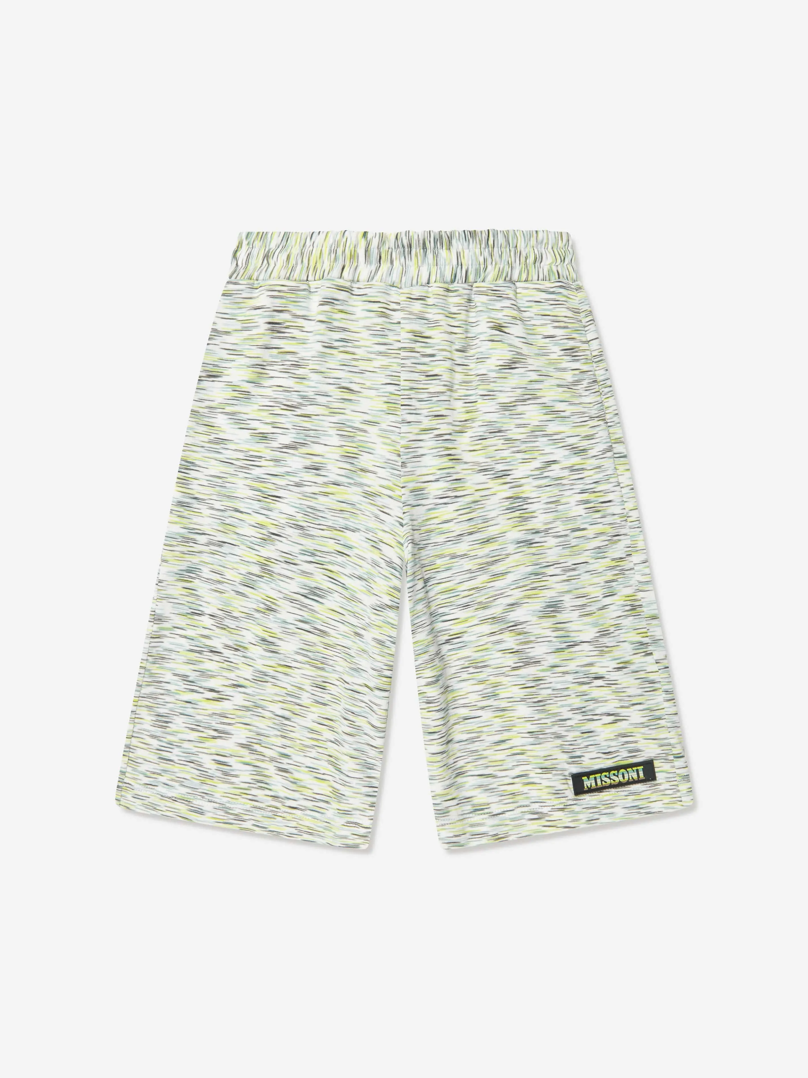 Missoni Jungen Space Dye Shorts in Grün