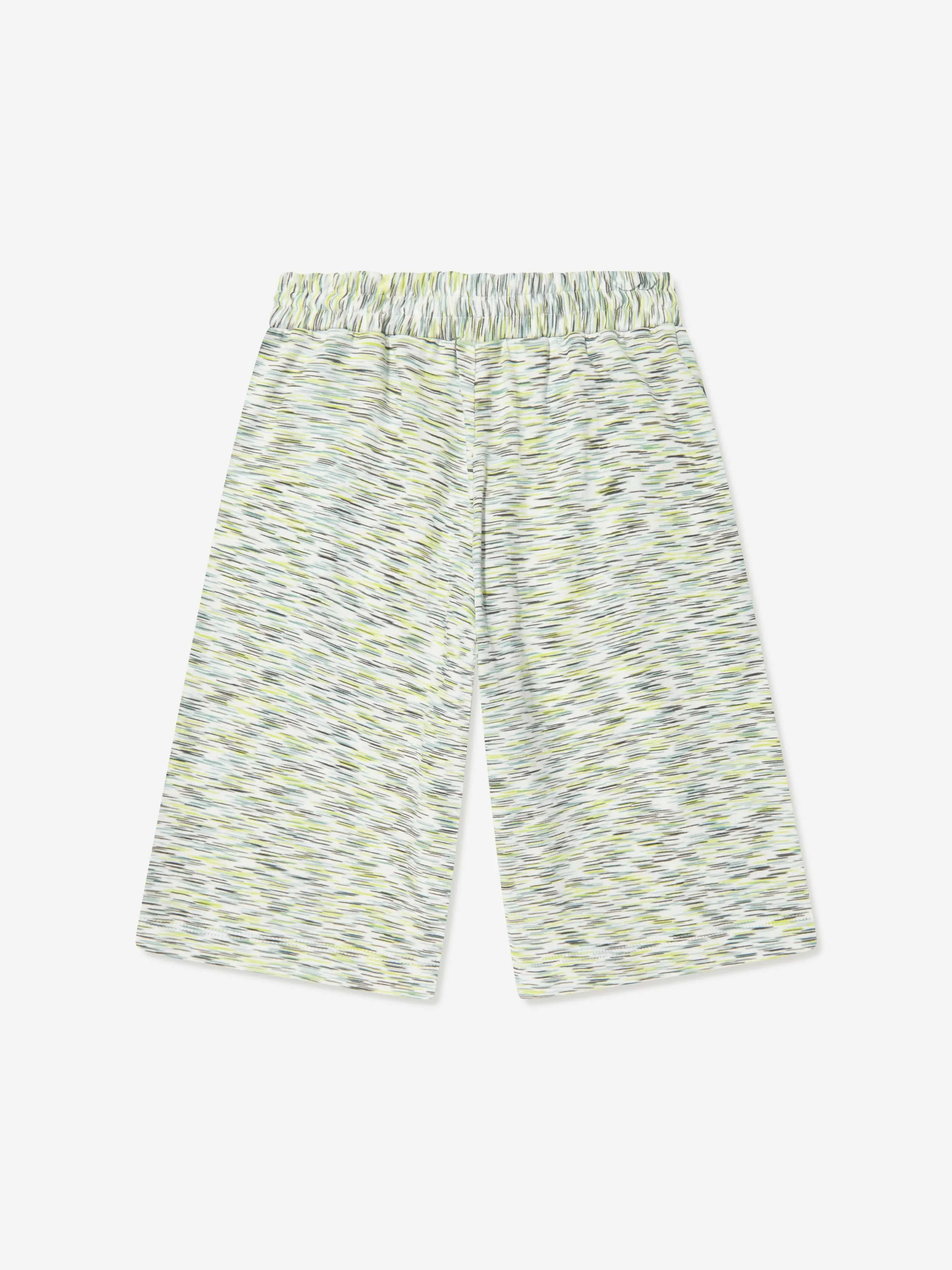 Missoni Jungen Space Dye Shorts in Grün