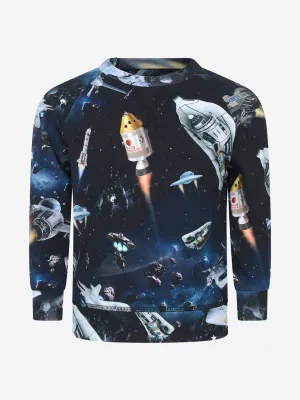 Molo Baby Boys Sweater mit Weltraum-Print
