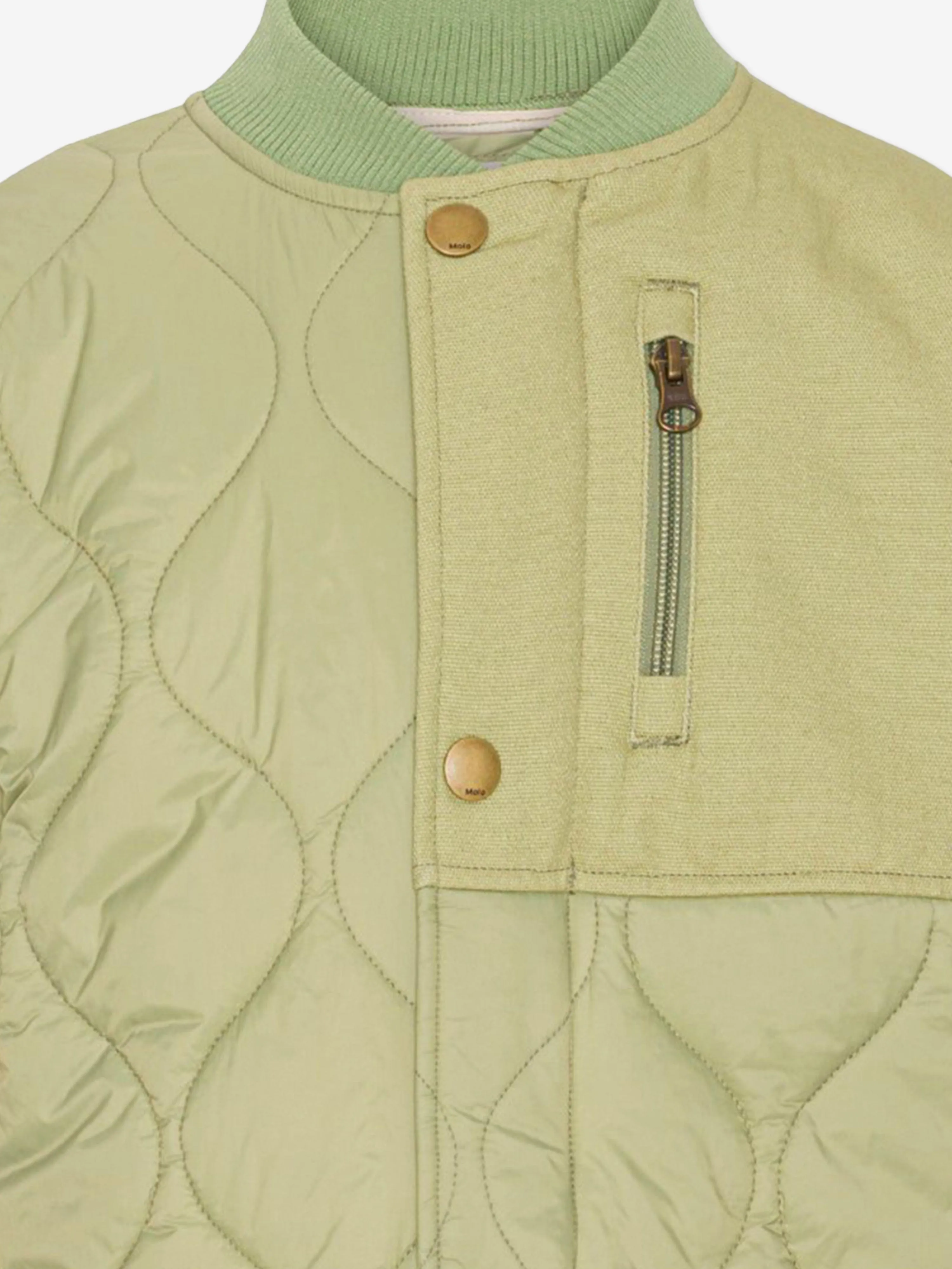 Molo Boys Steppjacke in Grün