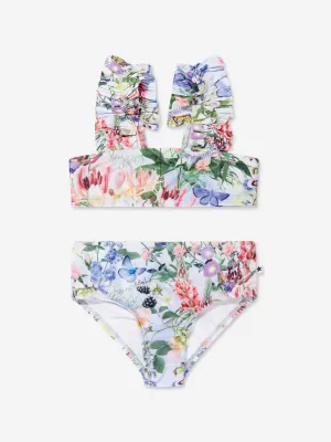 Molo Girls Bikini mit Blumenmuster in Mehrfarben