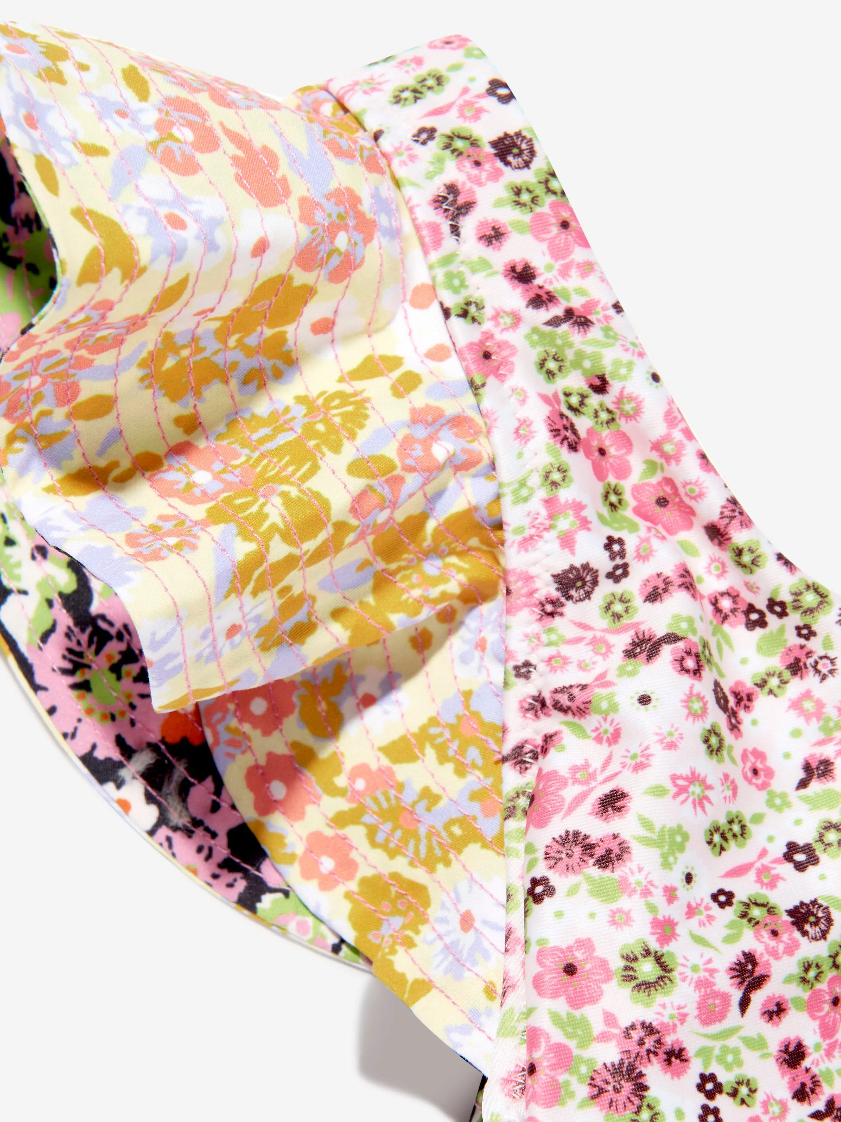 Molo Girls Wiesen-Print Badeanzug in Gelb