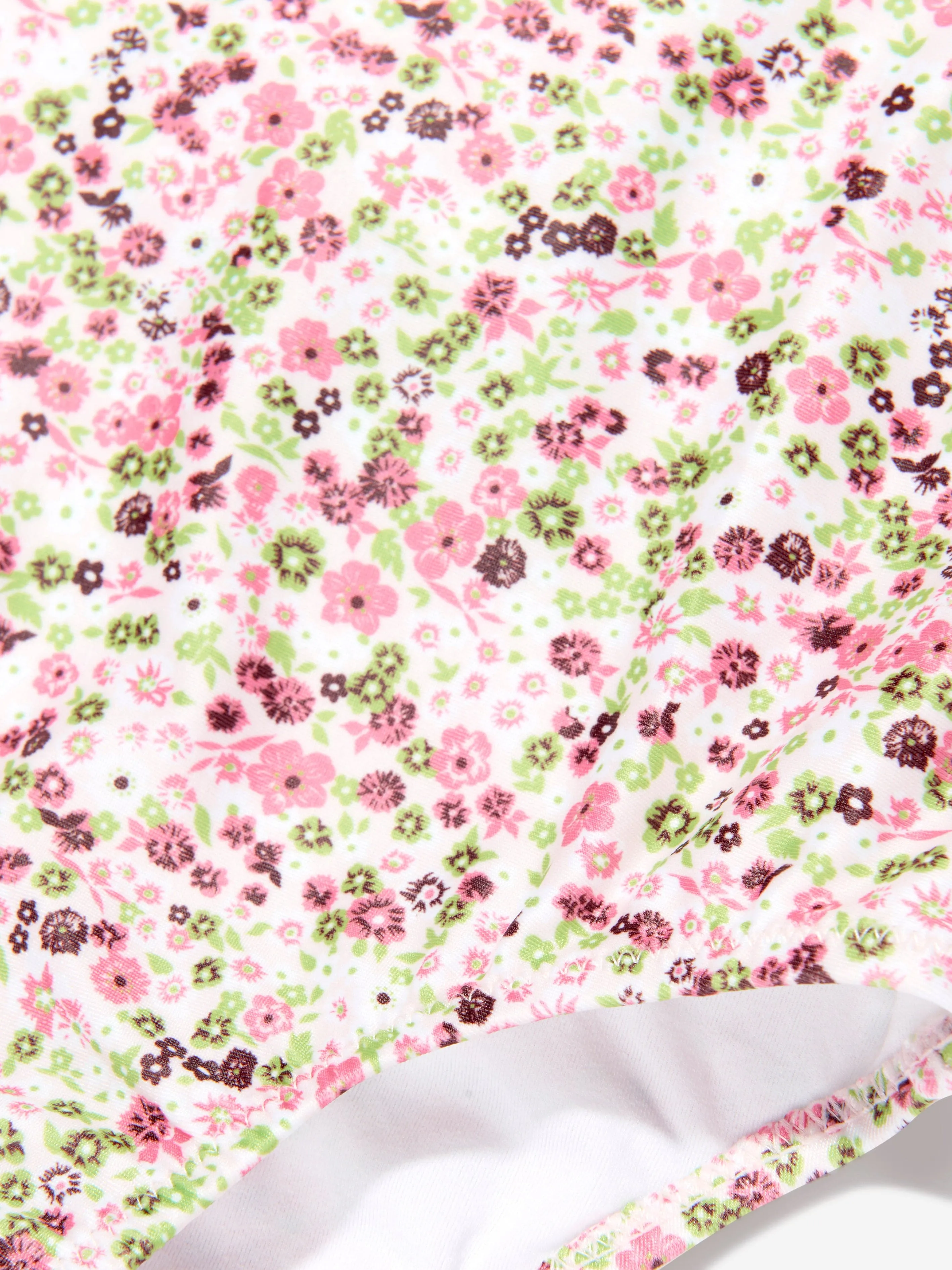 Molo Girls Wiesen-Print Badeanzug in Gelb