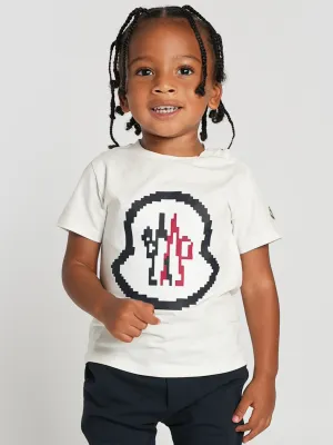 Moncler Enfant Baby Boys Logo T-Shirt in Weiß