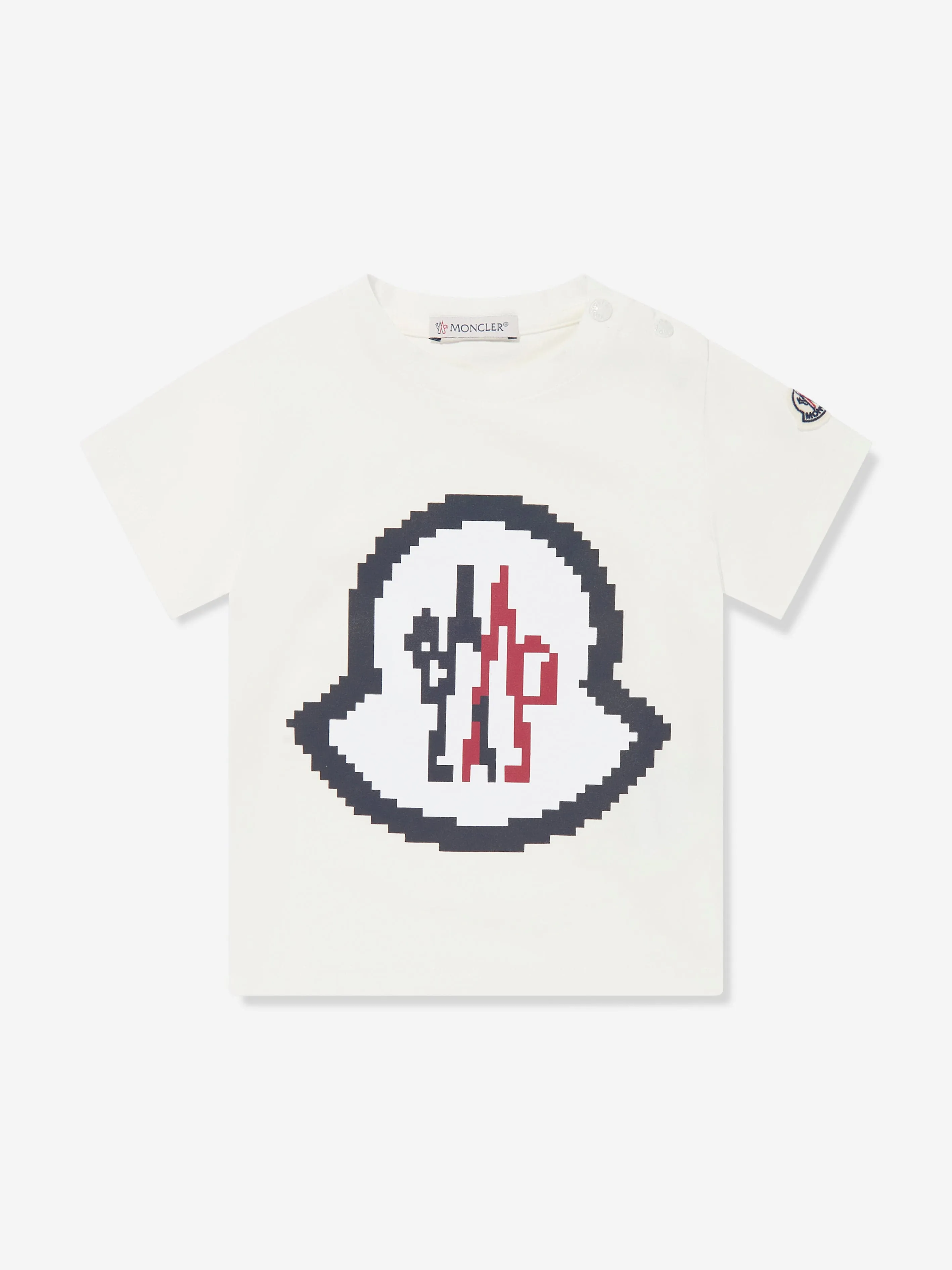 Moncler Enfant Baby Boys Logo T-Shirt in Weiß