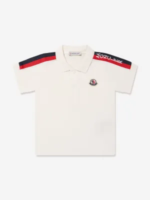 Moncler Enfant Baby Boys Polo-Shirt in Weiß