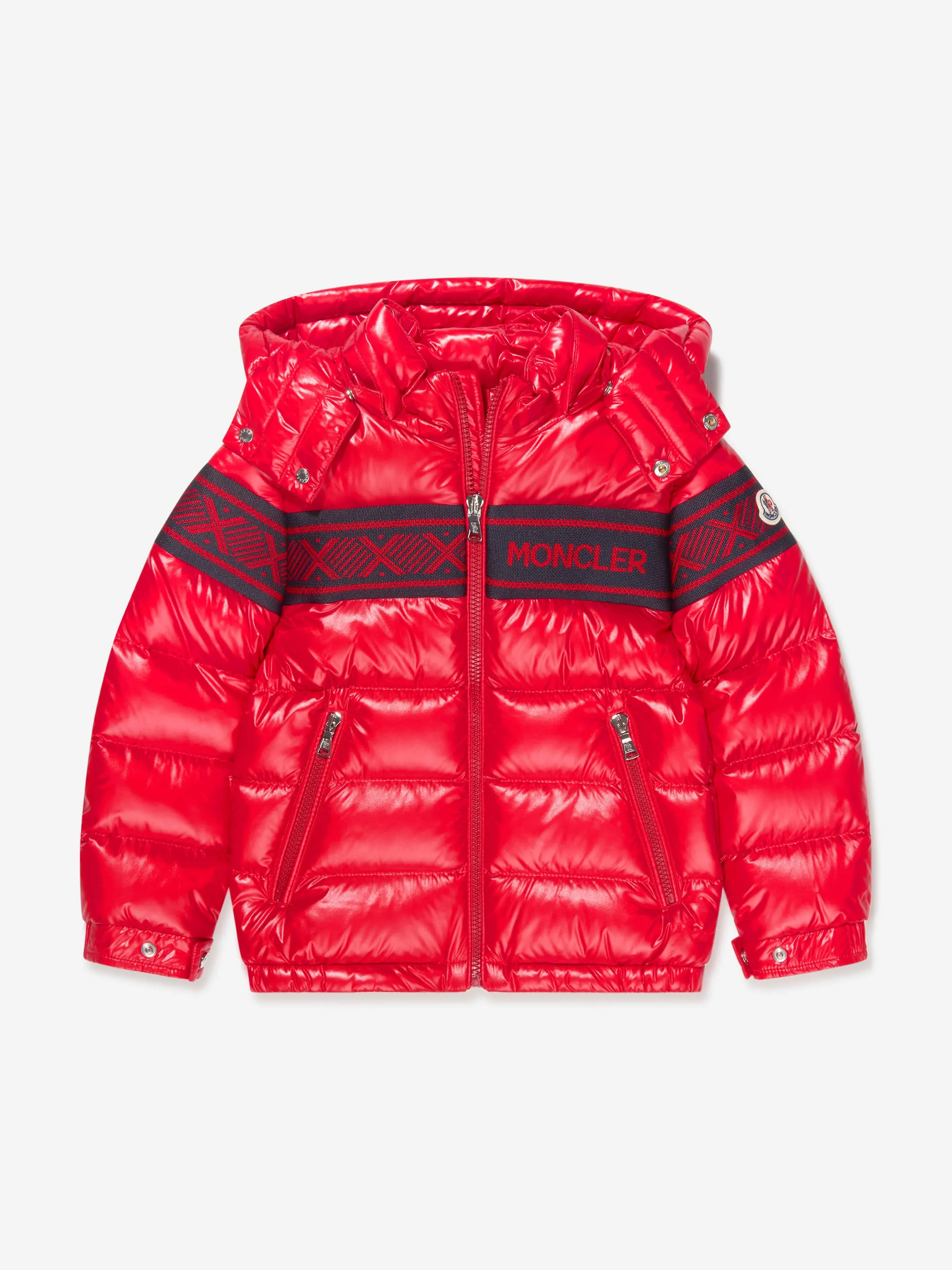 Moncler Enfant Jungen Daunengefütterte Holmi Jacke