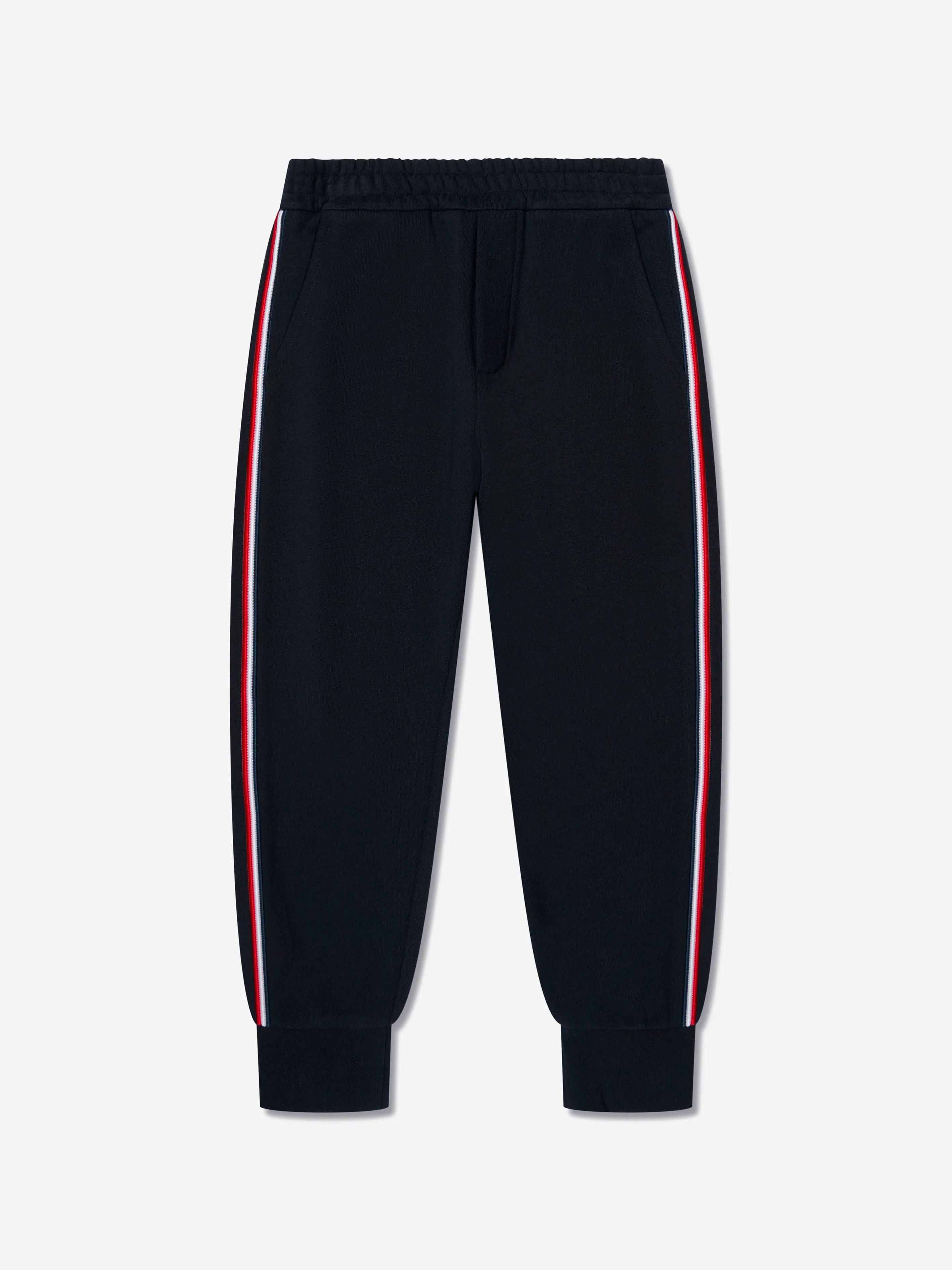 Moncler Enfant Jogginghose für Jungen mit Logo in Marineblau