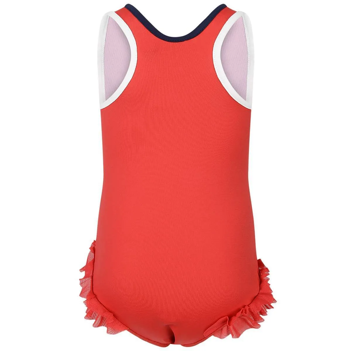 Moncler Enfant Mädchen Logo Badeanzug