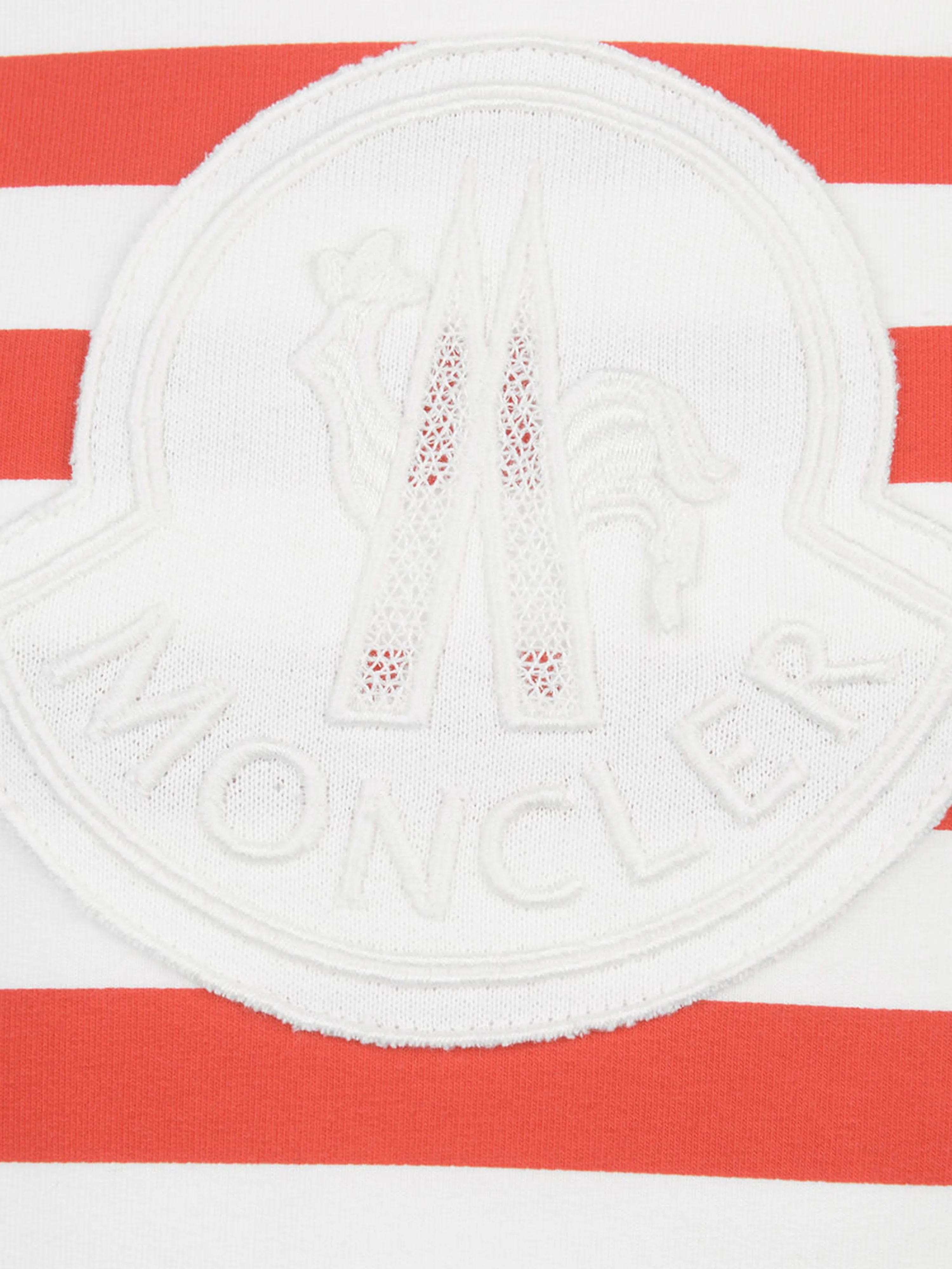 Moncler Enfant Mädchen Gestreiftes Kleid