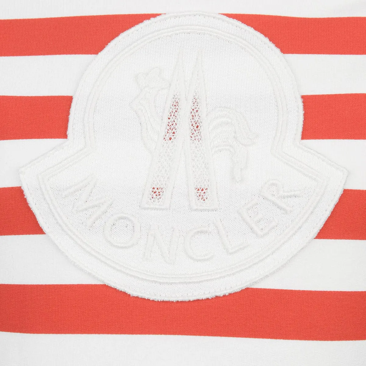 Moncler Enfant Mädchen Gestreiftes Kleid