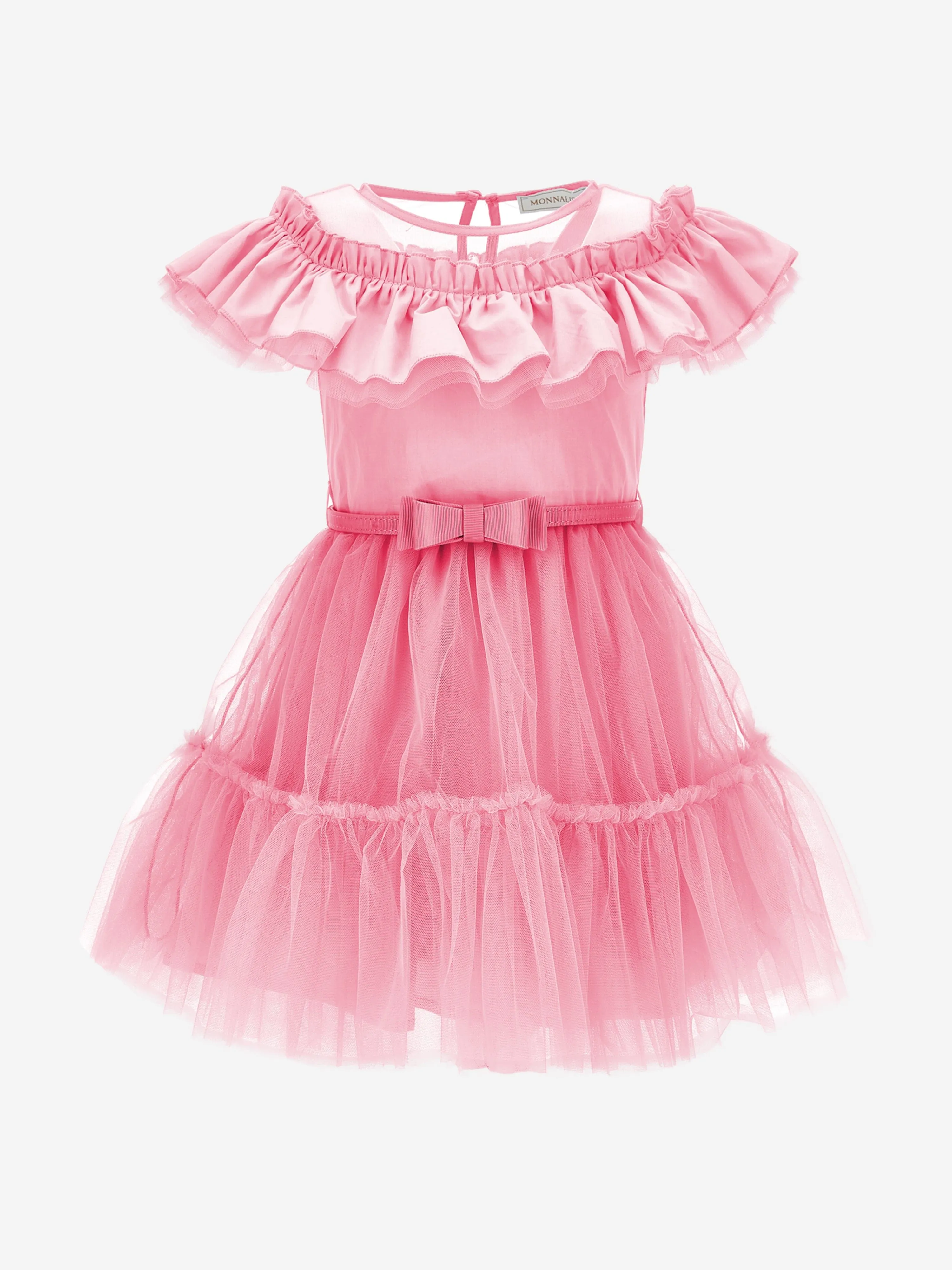 Monnalisa Mädchen Tüllkleid in Rosa