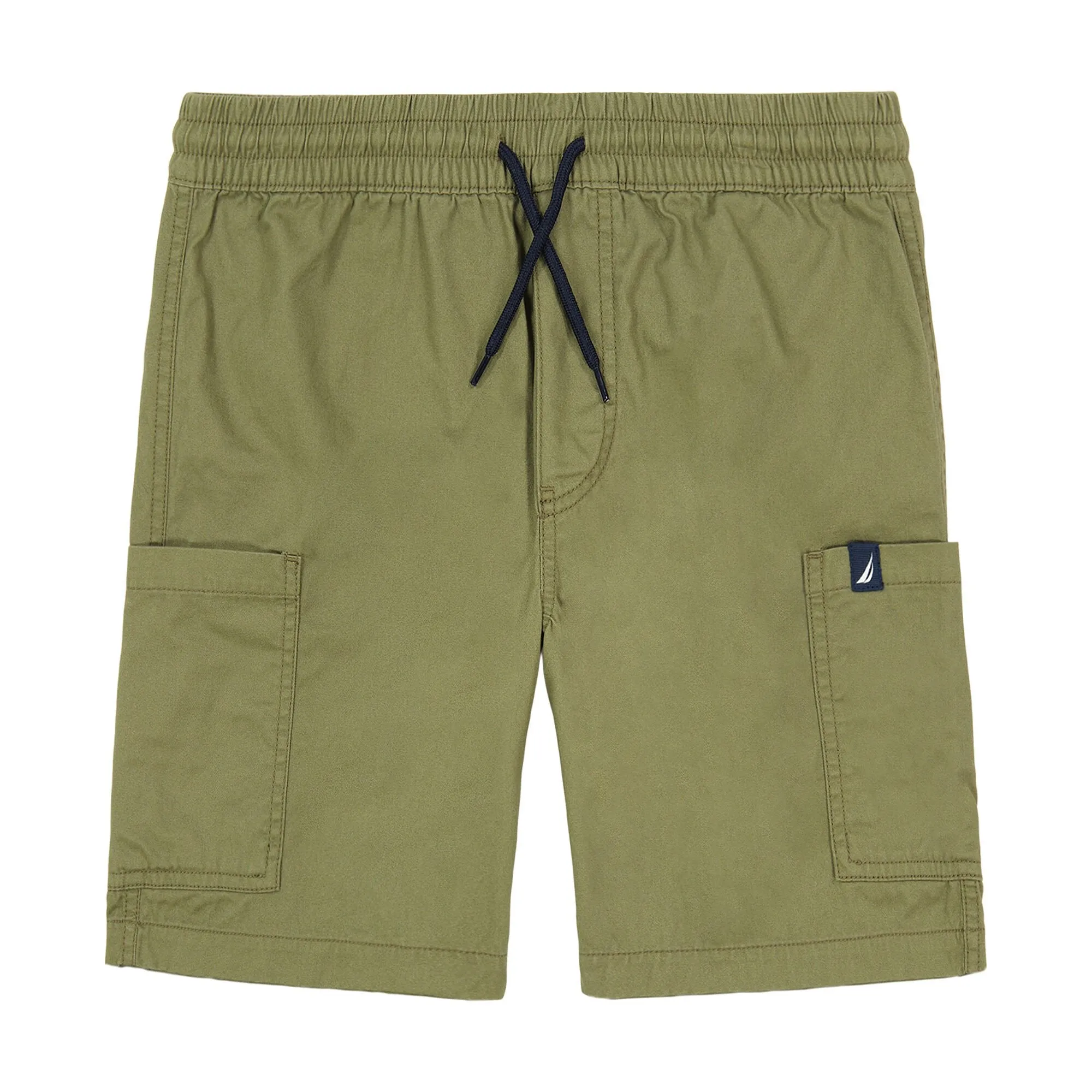 Nautica Cargo-Shorts für kleine Jungen zum Einfach-Anziehen in Tiefem Farn
