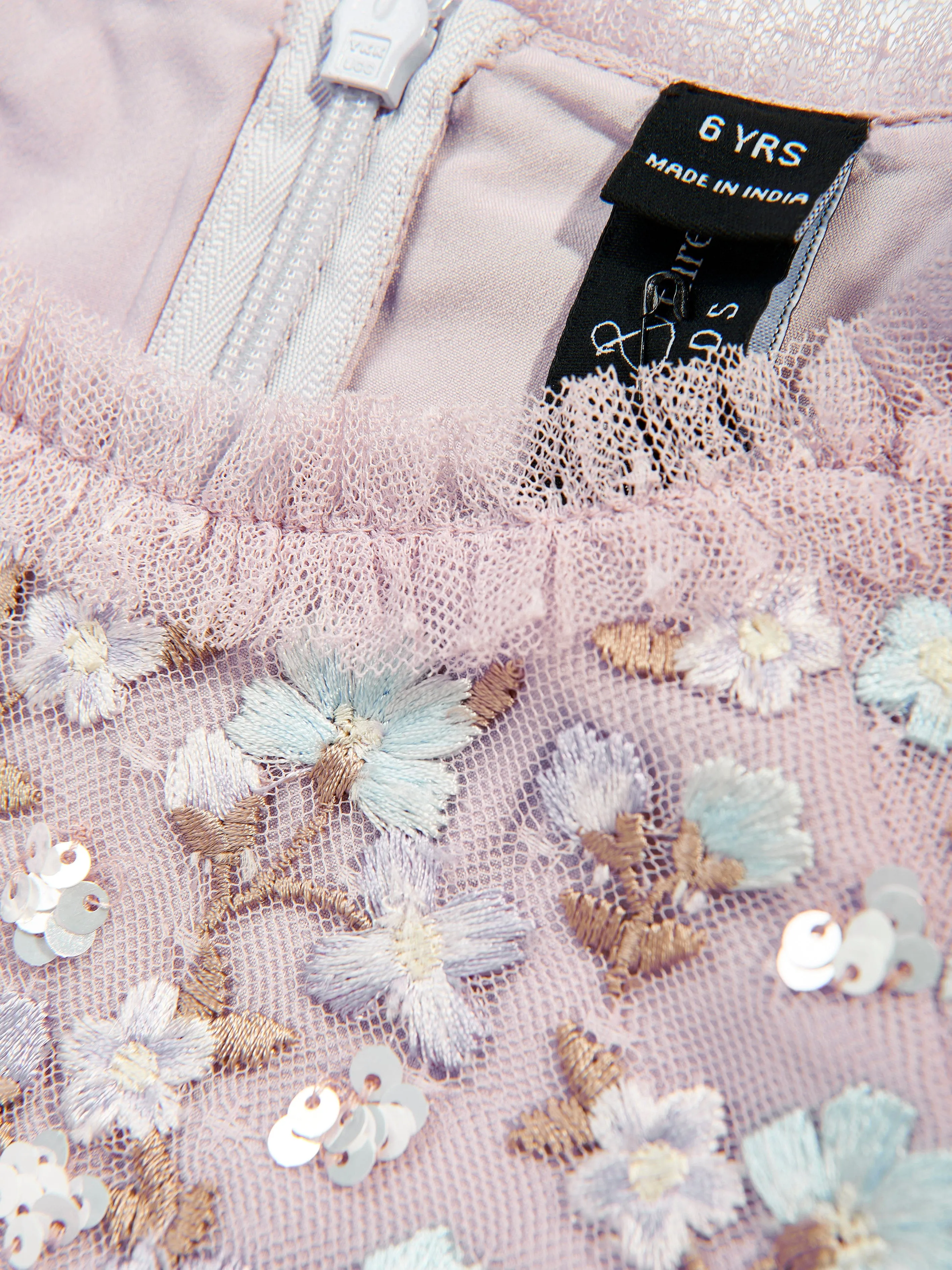 Needle & Thread Mädchen Dahlia Ditsy Cape Kleid in Rosa