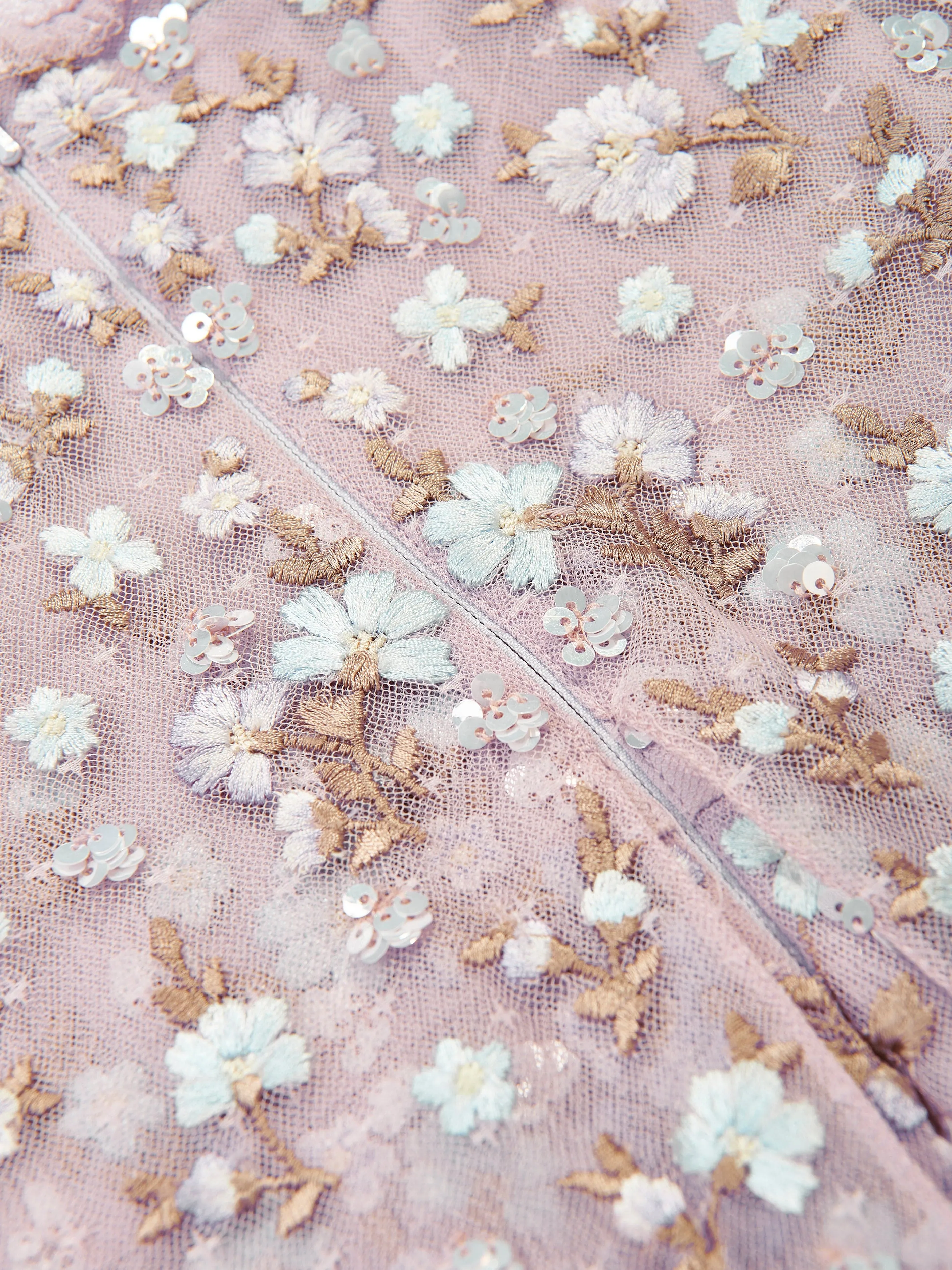 Needle & Thread Mädchen Dahlia Ditsy Cape Kleid in Rosa