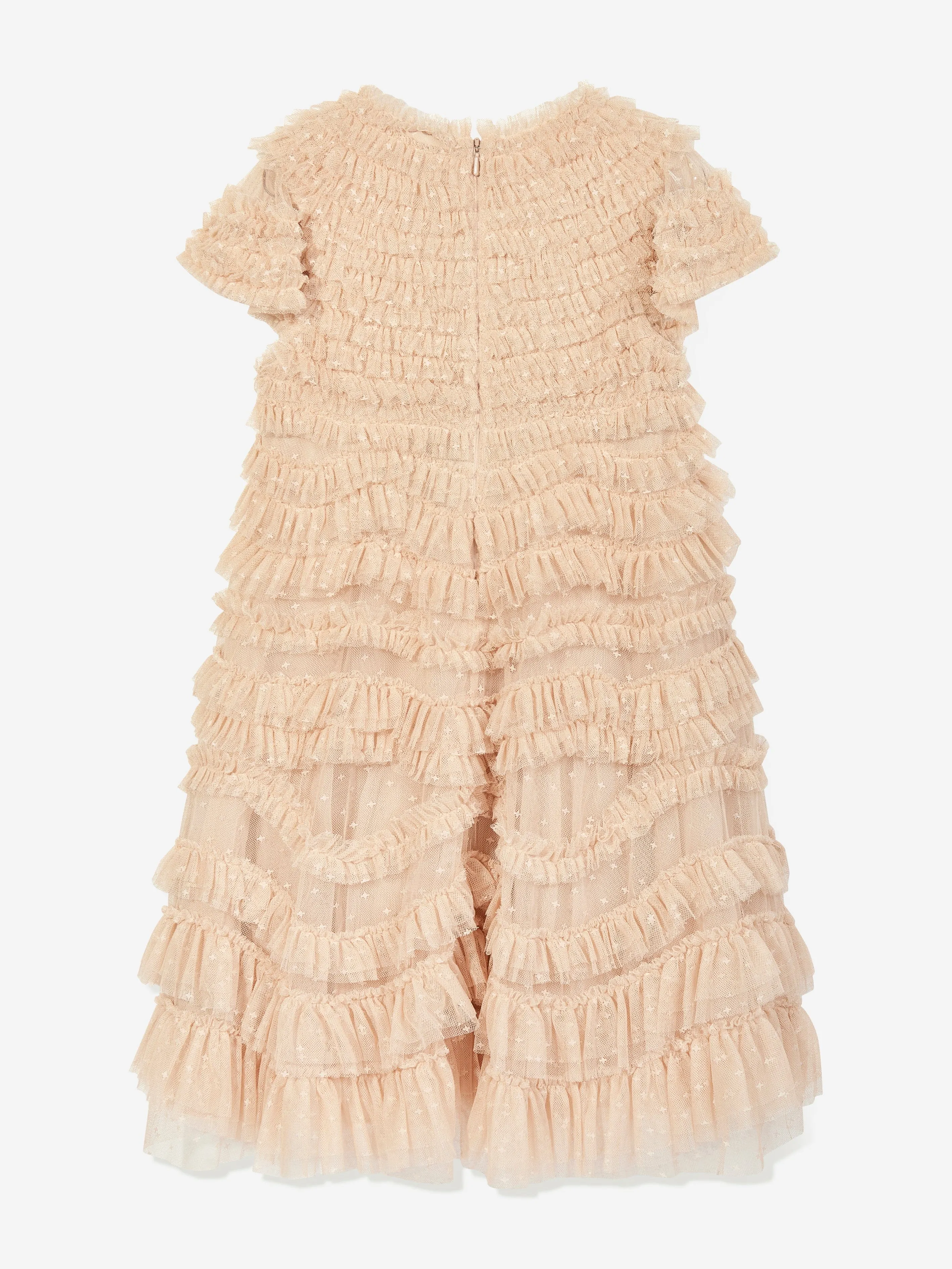 Needle & Thread Girls Wild Rose Rüschenkleid in Gold