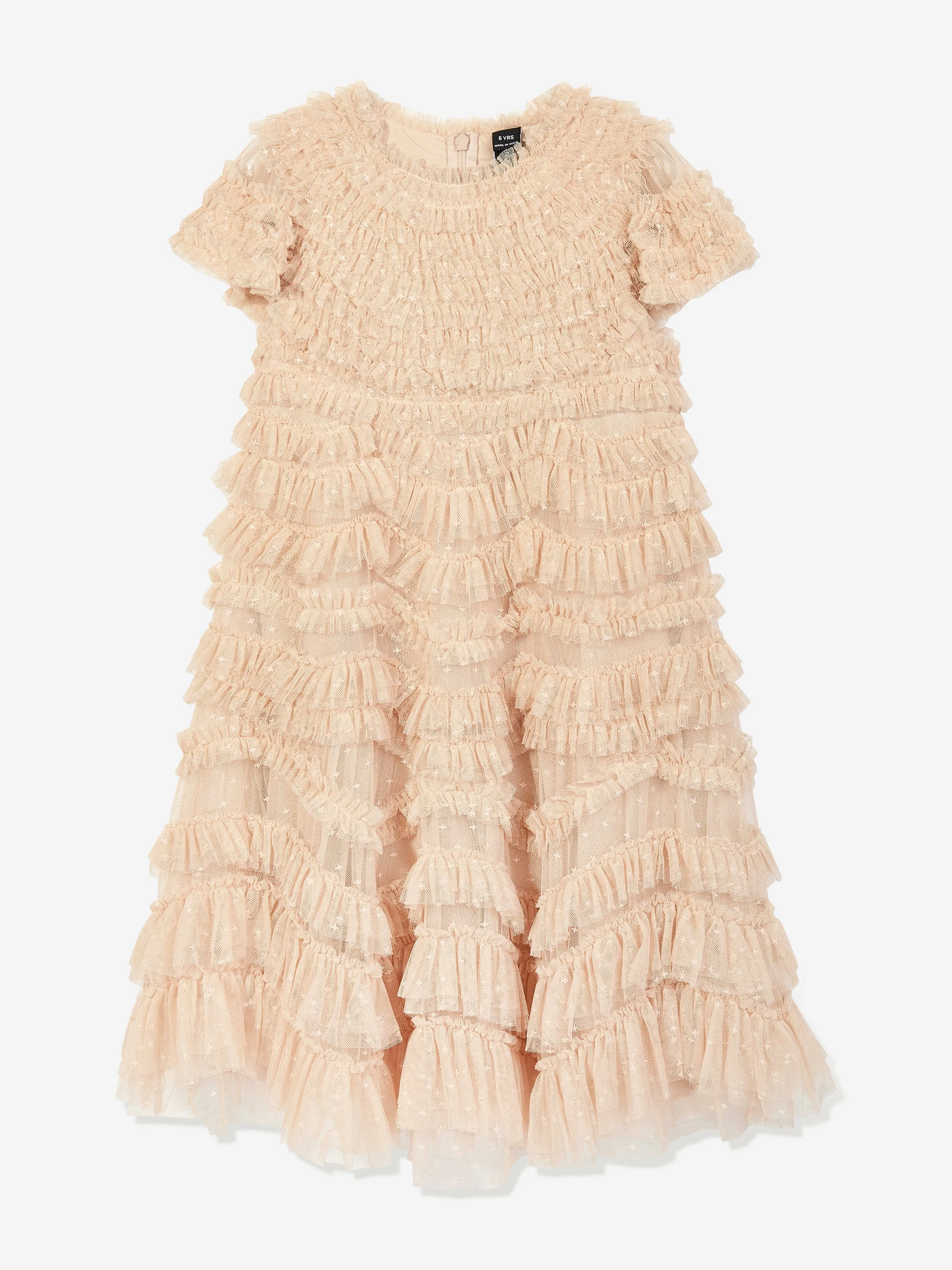 Needle & Thread Girls Wild Rose Rüschenkleid in Gold