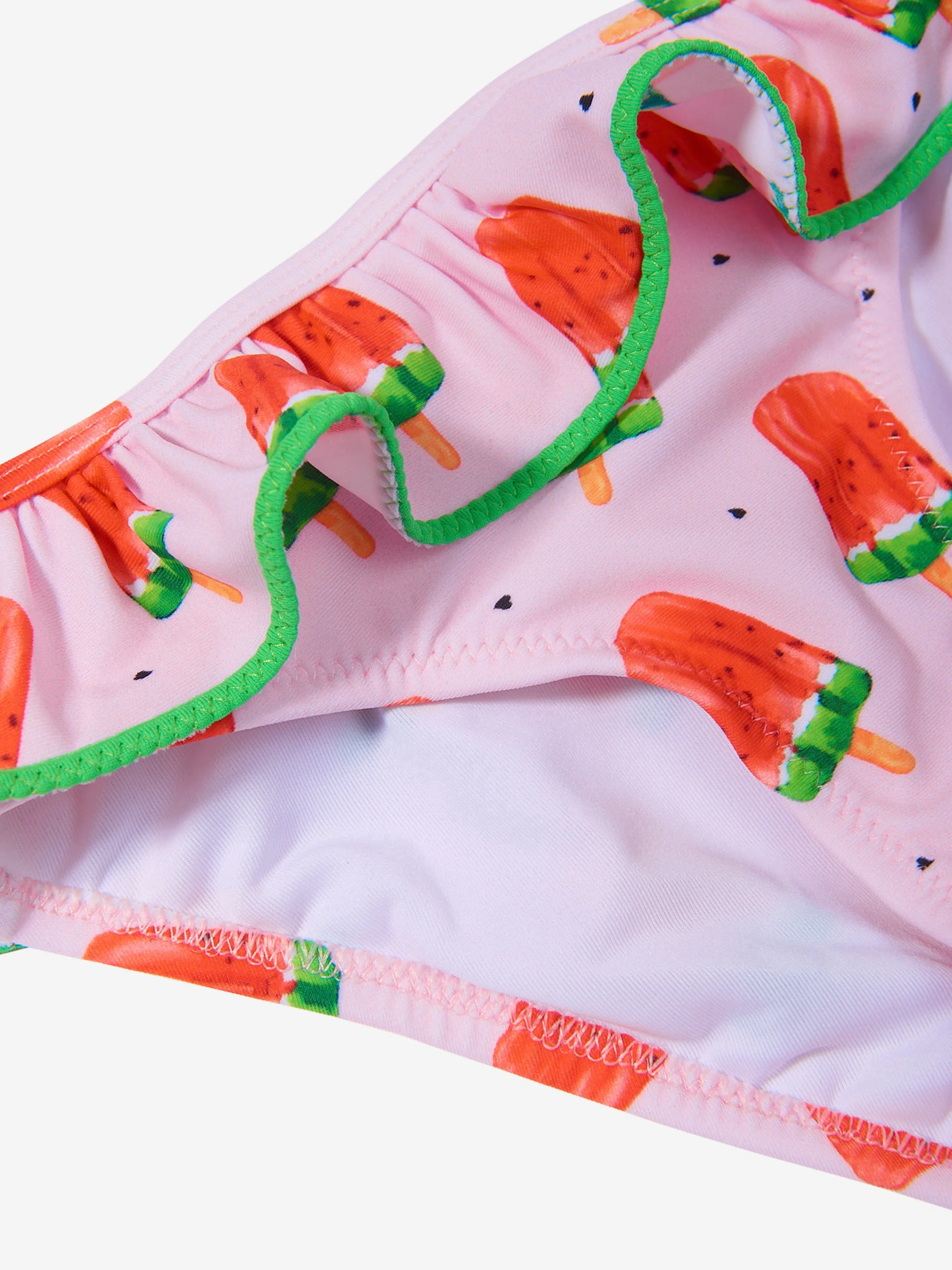 Nessi Byrd Mädchen Rüschen-Teddy-Bikini in Mehrfarbig