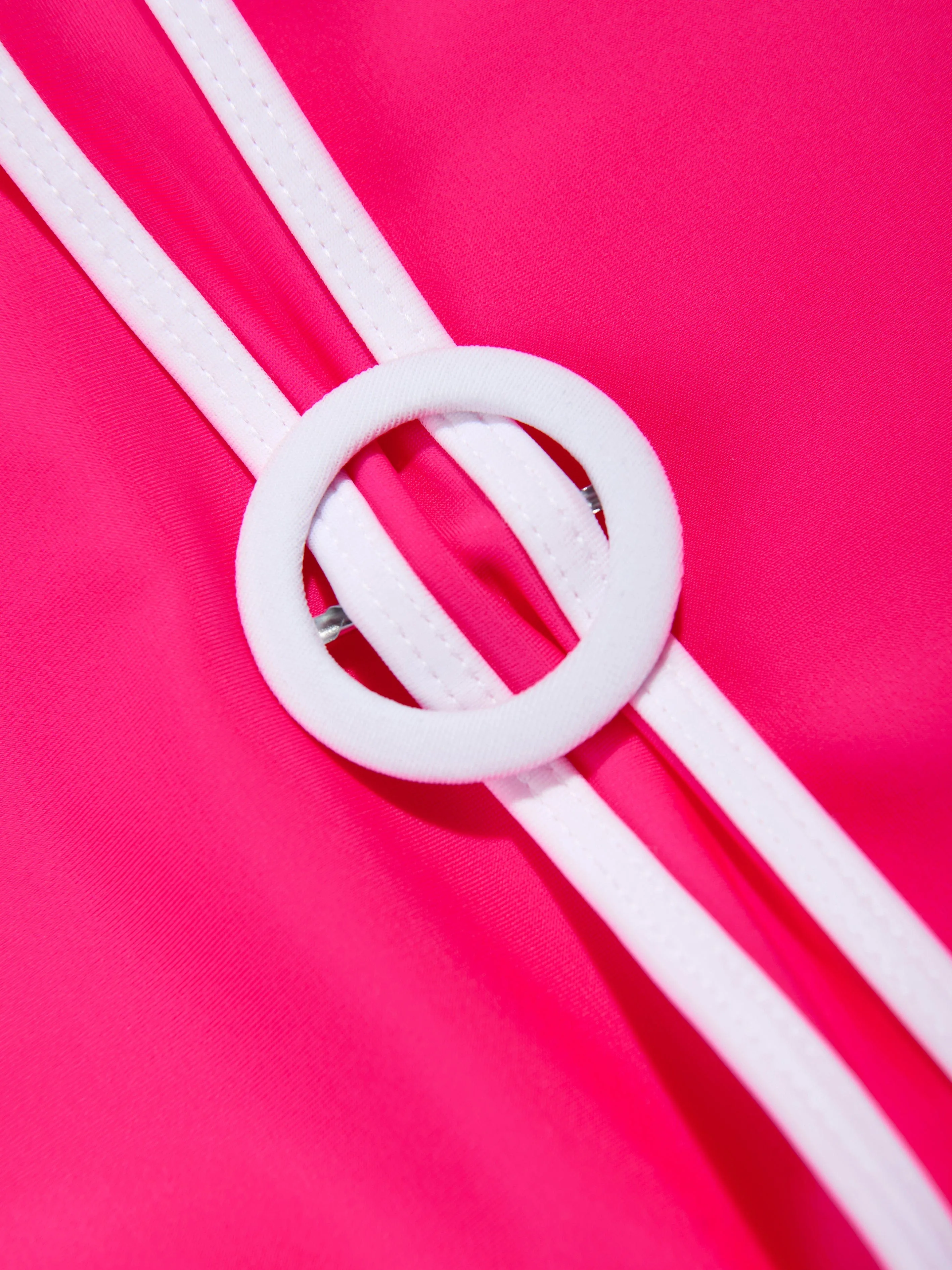 Nessi Byrd Mädchen Zizi Trägerloser Badeanzug in Rosa