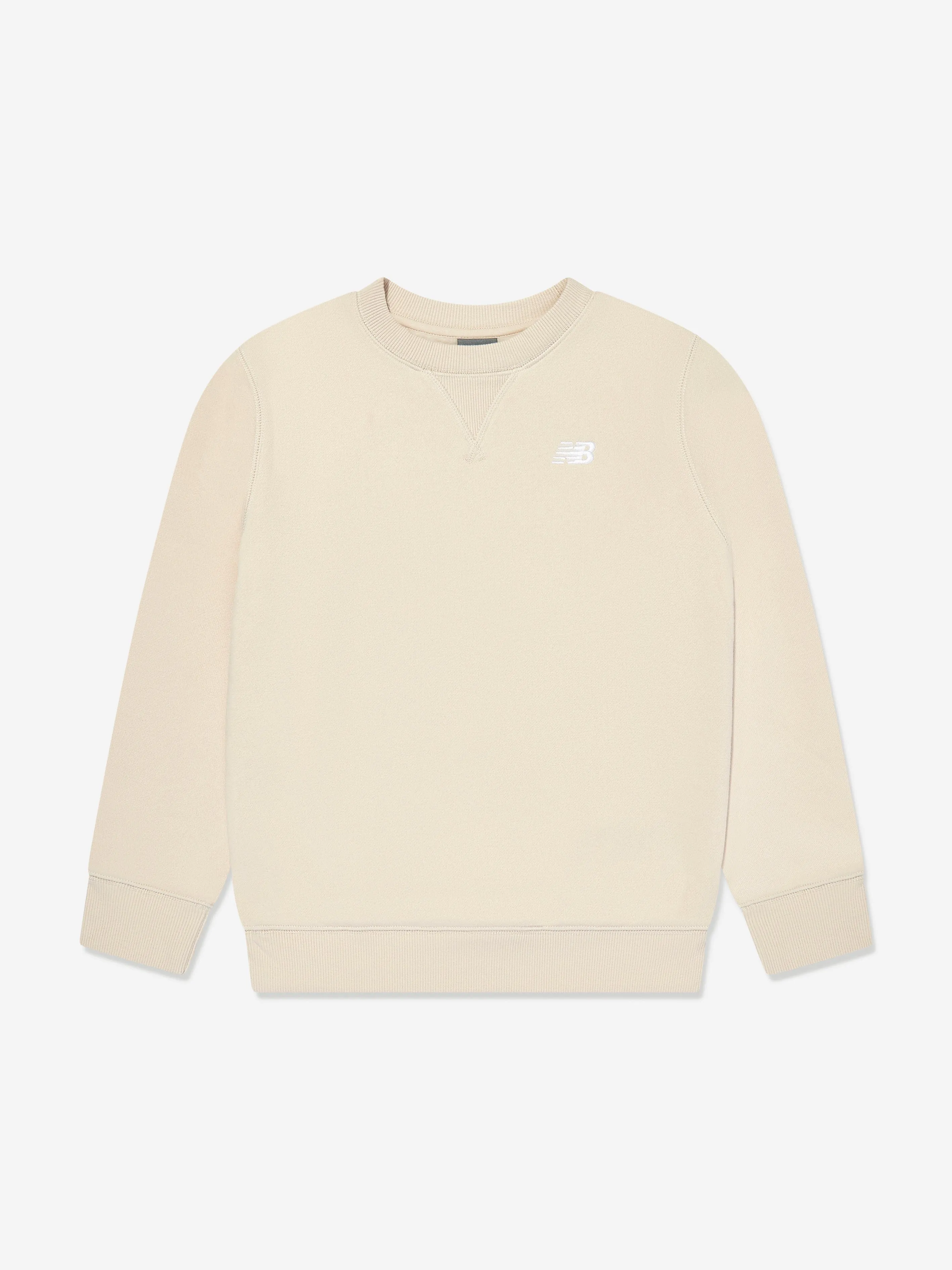 New Balance Jungen Sweatshirt mit kleinem Rückengrafik in Beige