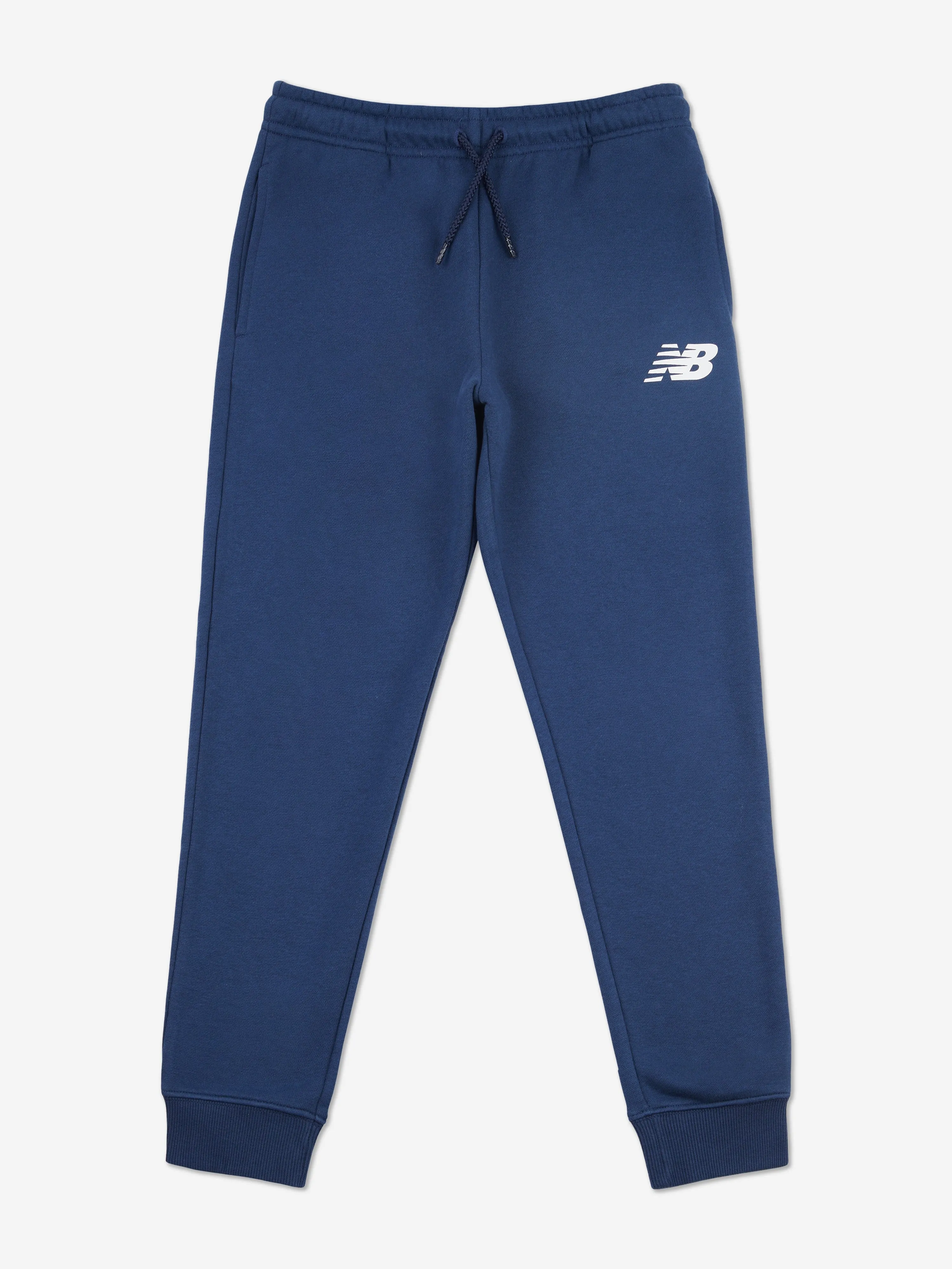 New Balance Jungen Brush Back Jogger mit gestapeltem Logo in Marineblau