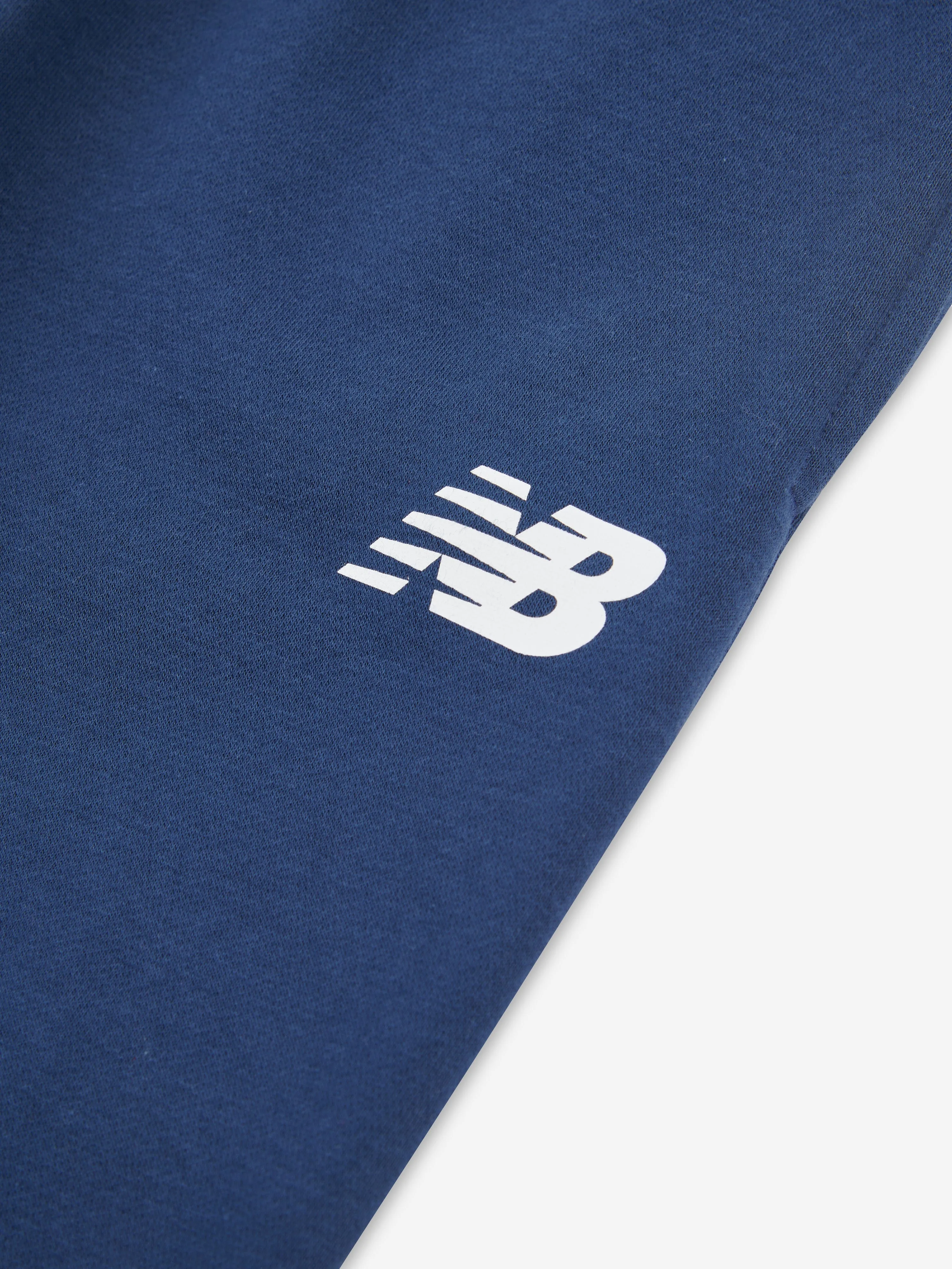 New Balance Jungen Brush Back Jogger mit gestapeltem Logo in Marineblau