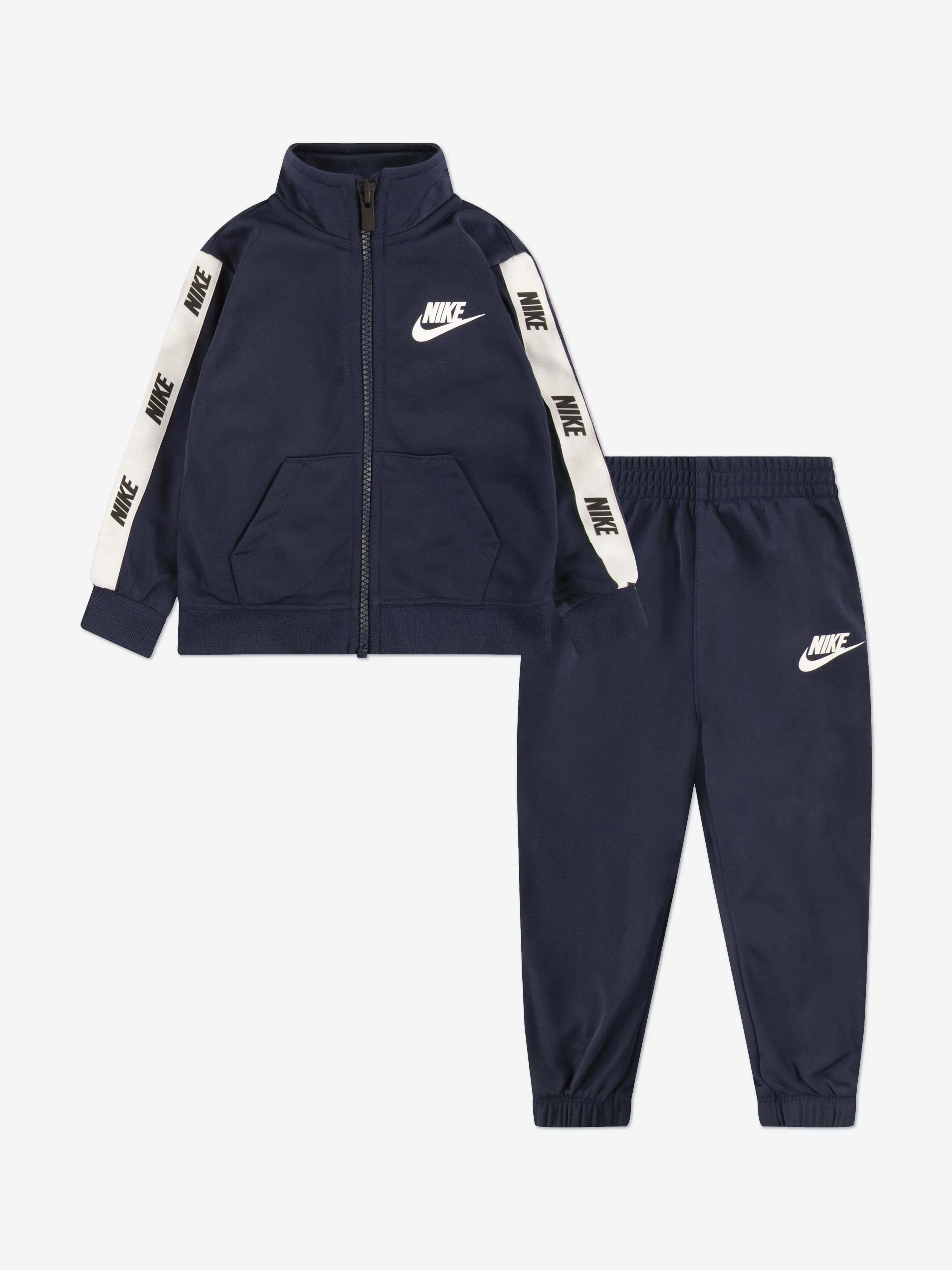 Nike Jungen NSW Logo Trainingsanzug in Marineblau