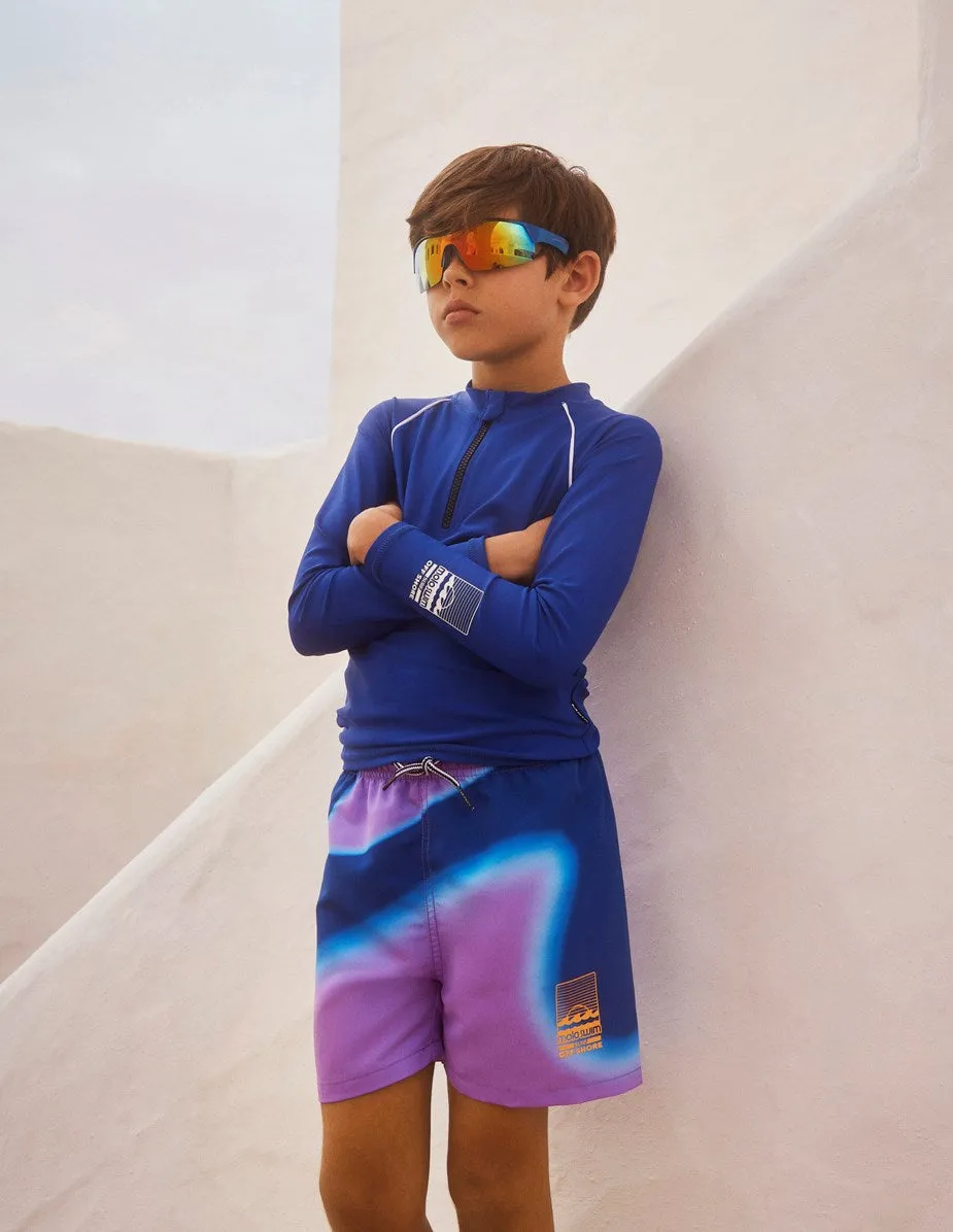 Niko Blue Wave Badehose