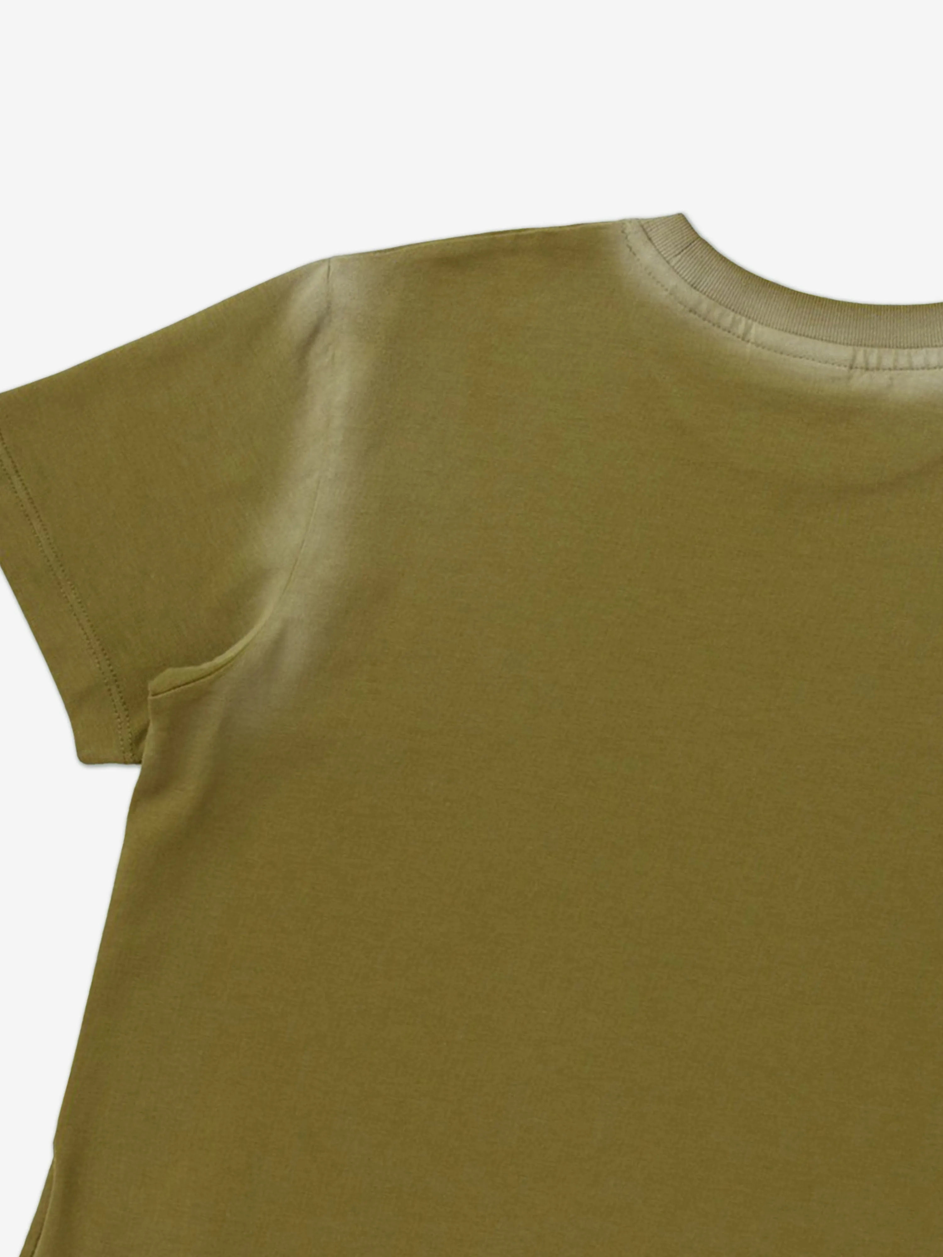 Off-White Boys Off Stamp T-Shirt in Grün