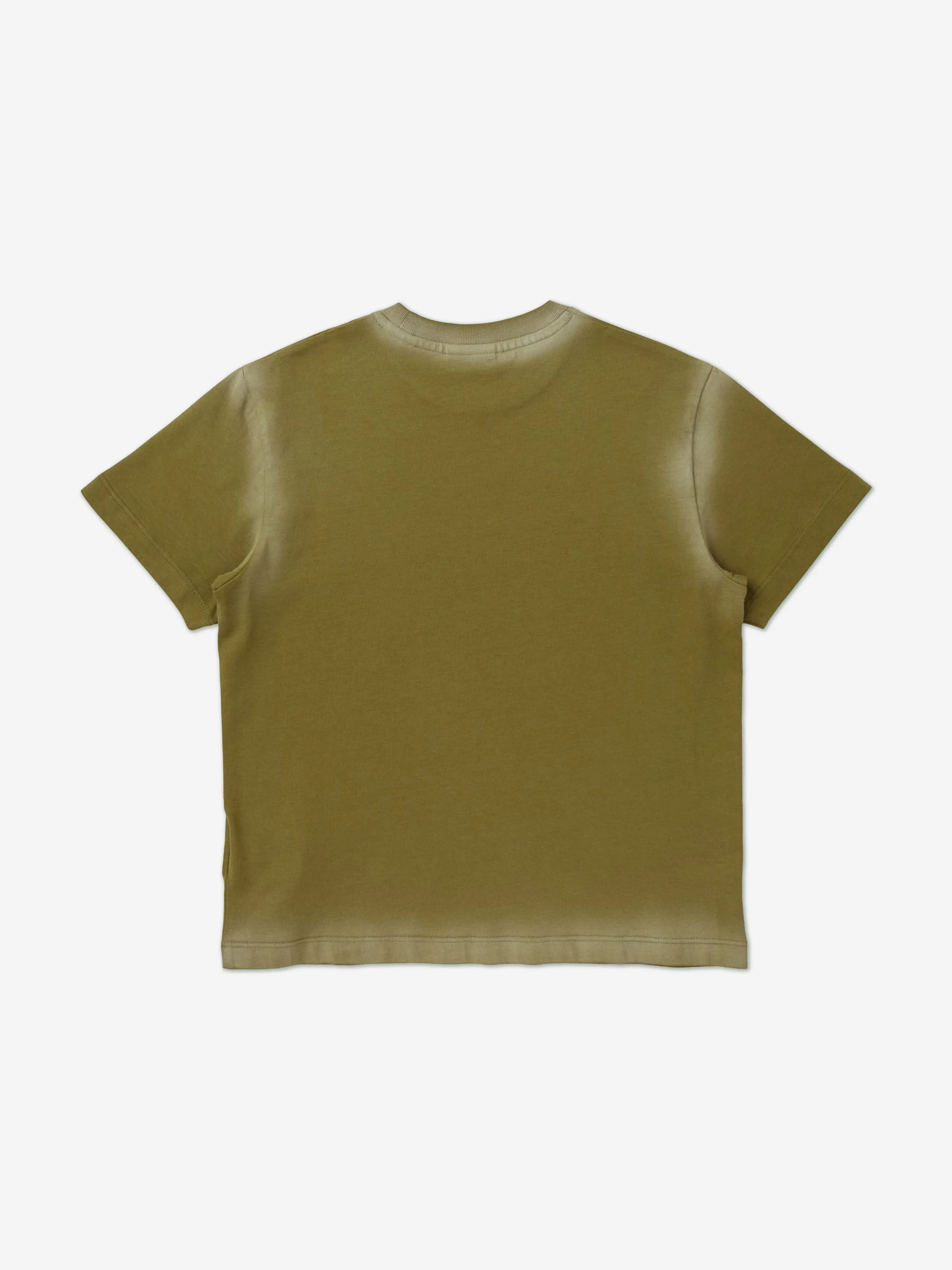 Off-White Boys Off Stamp T-Shirt in Grün
