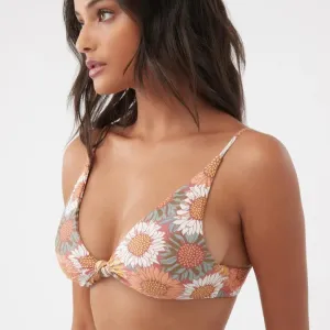 Oneill Emma Sonnenblumen Pismo Bikini Oberteil - Zedernholz