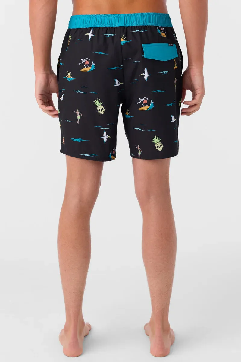 O'Neill Hermosa E Taillenbedruckte Volley Shorts 17