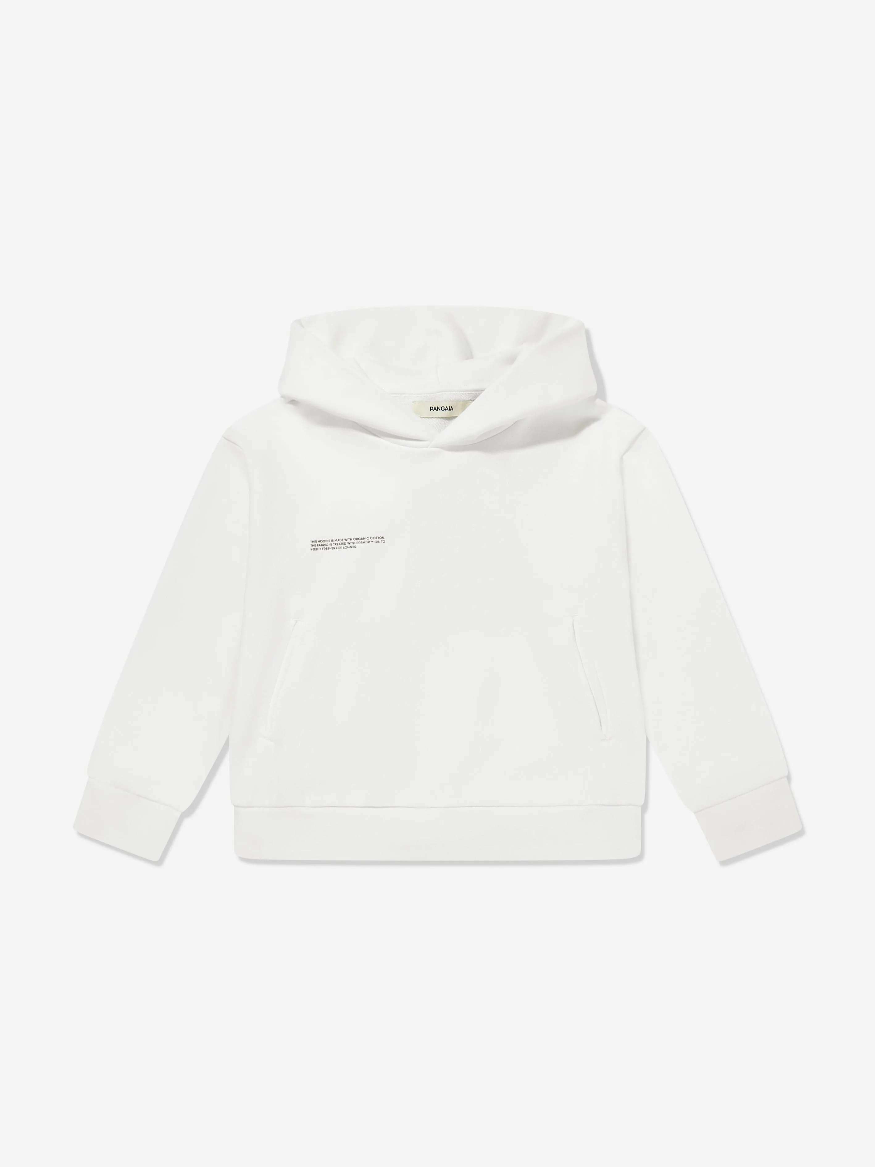 PANGAIA Kids 365 Midweight Kapuzenpullover in Elfenbein