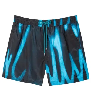 Paul Smith Badeshorts Air Brush Logo Schwarz