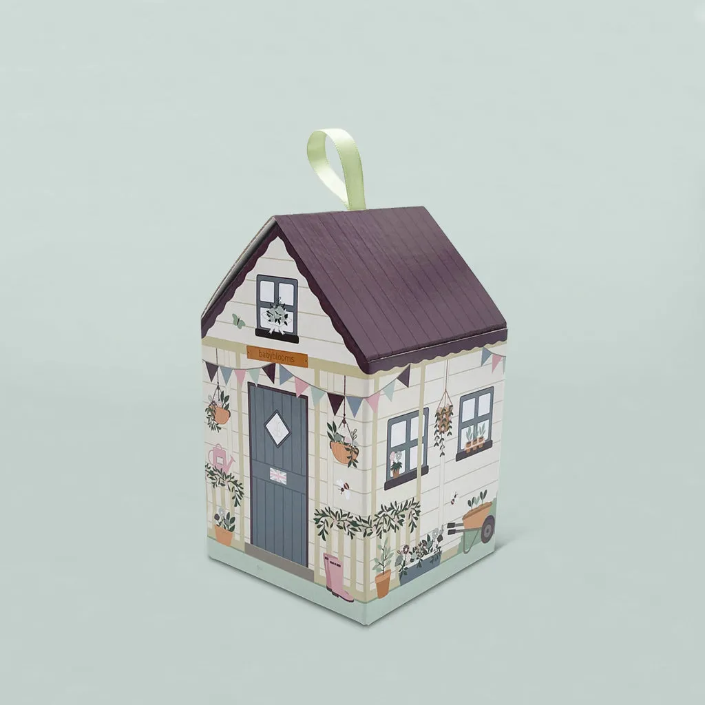 Personalisierter kleiner Luxus-Liebes-Babykorb - Neutral