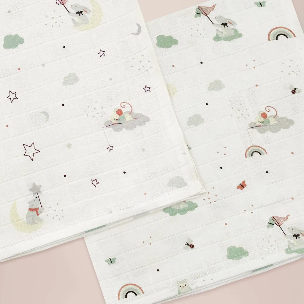 Personalisierter kleiner Luxus-Liebes-Babykorb - Neutral