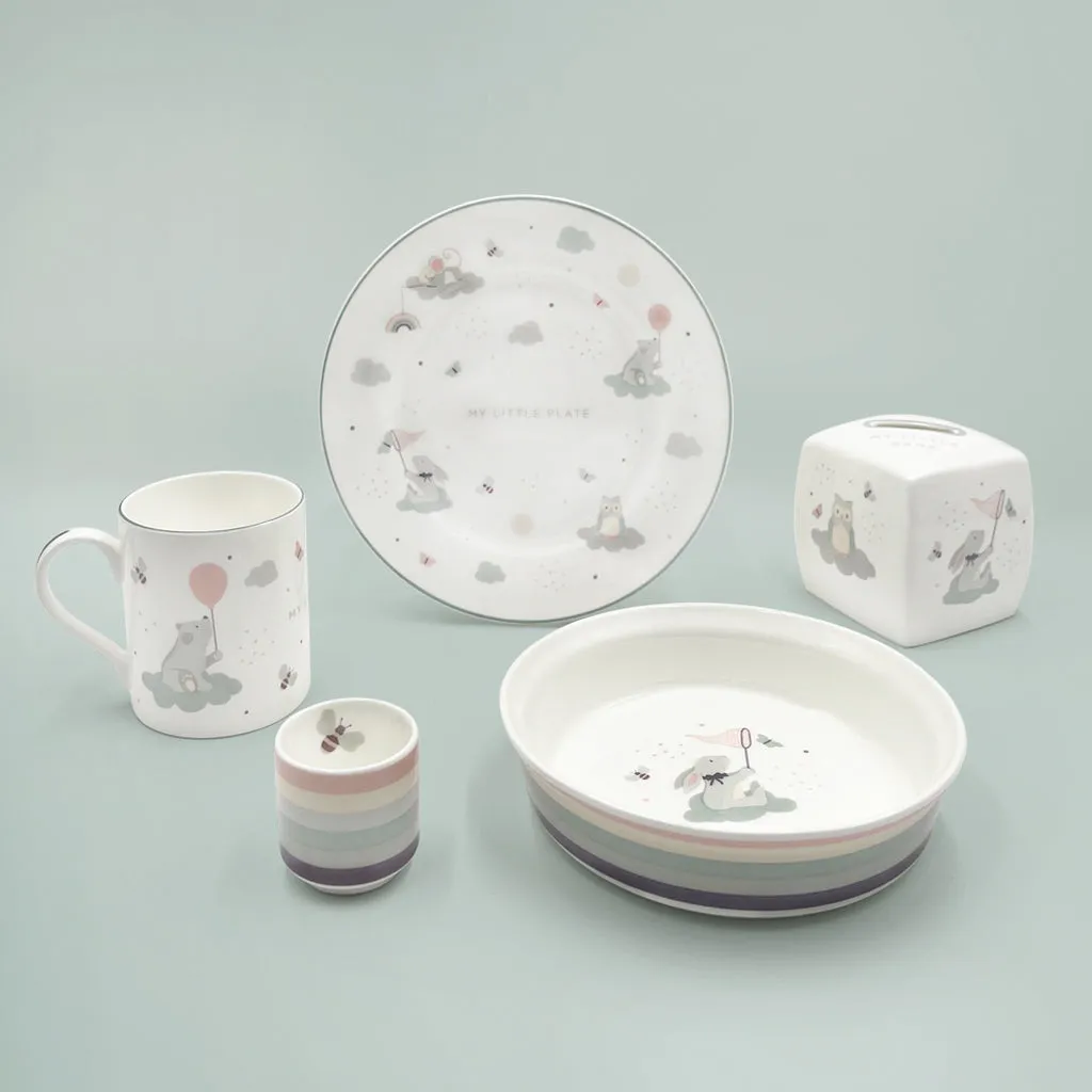 Personalisierter kleiner Luxus-Liebes-Babykorb - Neutral