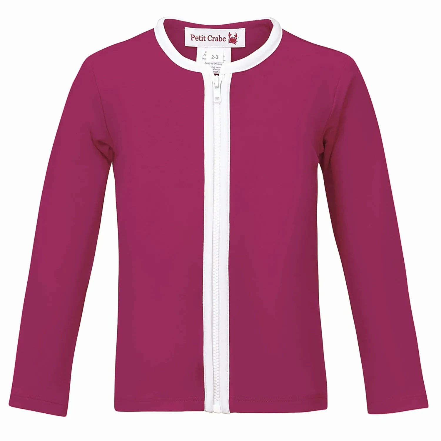Petit Crabe Mulberry Stern-Reißverschluss UV-Badehemd Langarm Petit-Crabe