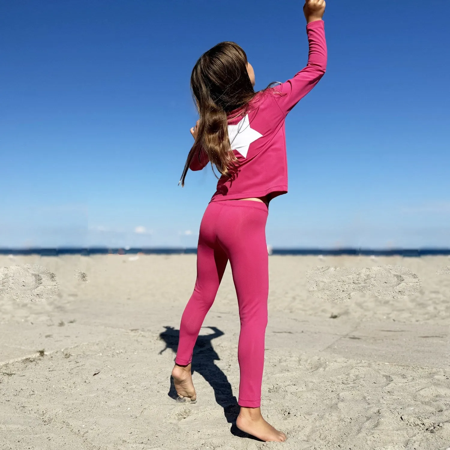 Petit Crabe Maulbeerfliege UV-Leggings Petit-Crabe
