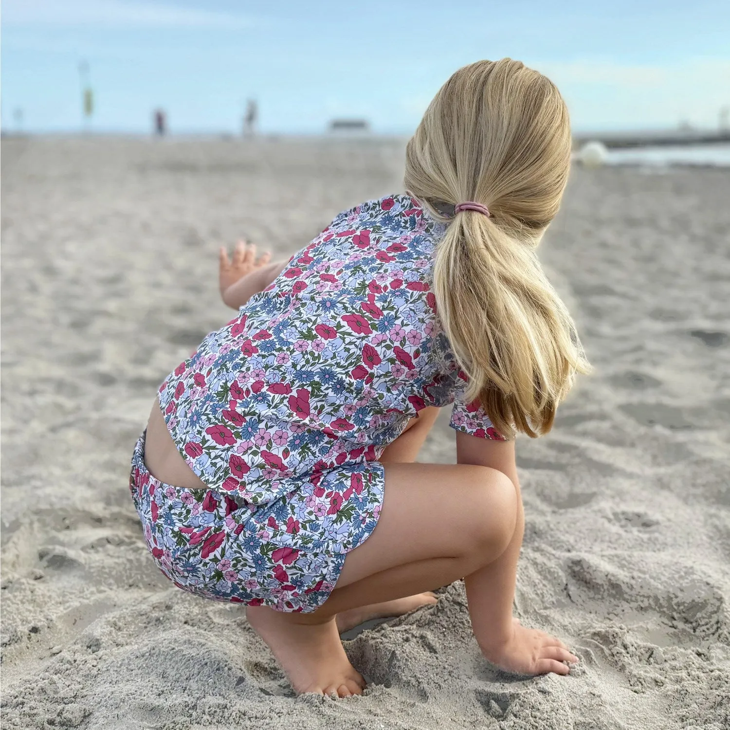 Petit Crabe Poppy & Daisy P Alexa Badeshorts - Hergestellt aus Liberty© Stoff Petit-Crabe