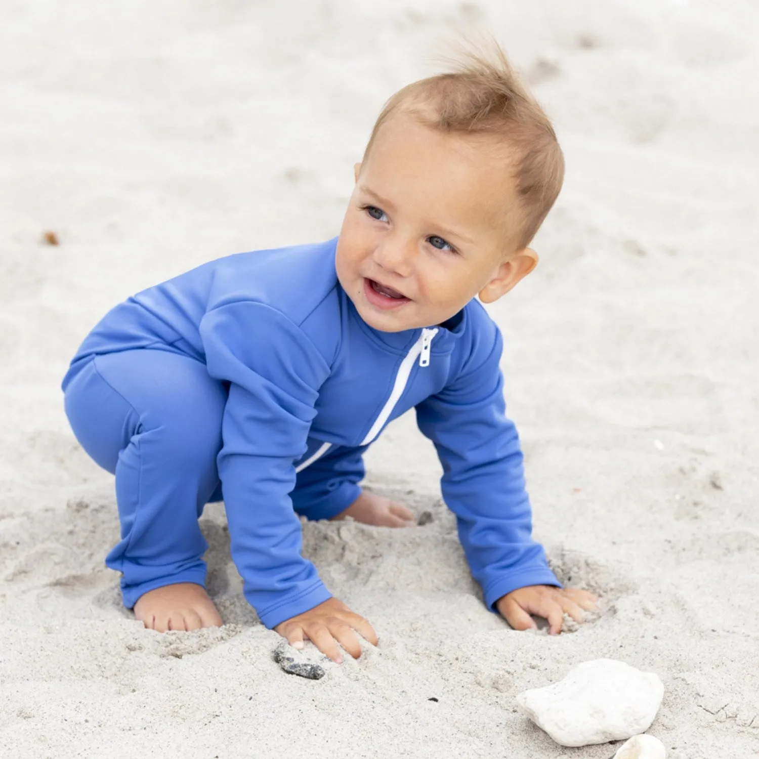 Petit Crabe Saphir Lou Basic Sonnenanzug L/S Petit-Crabe