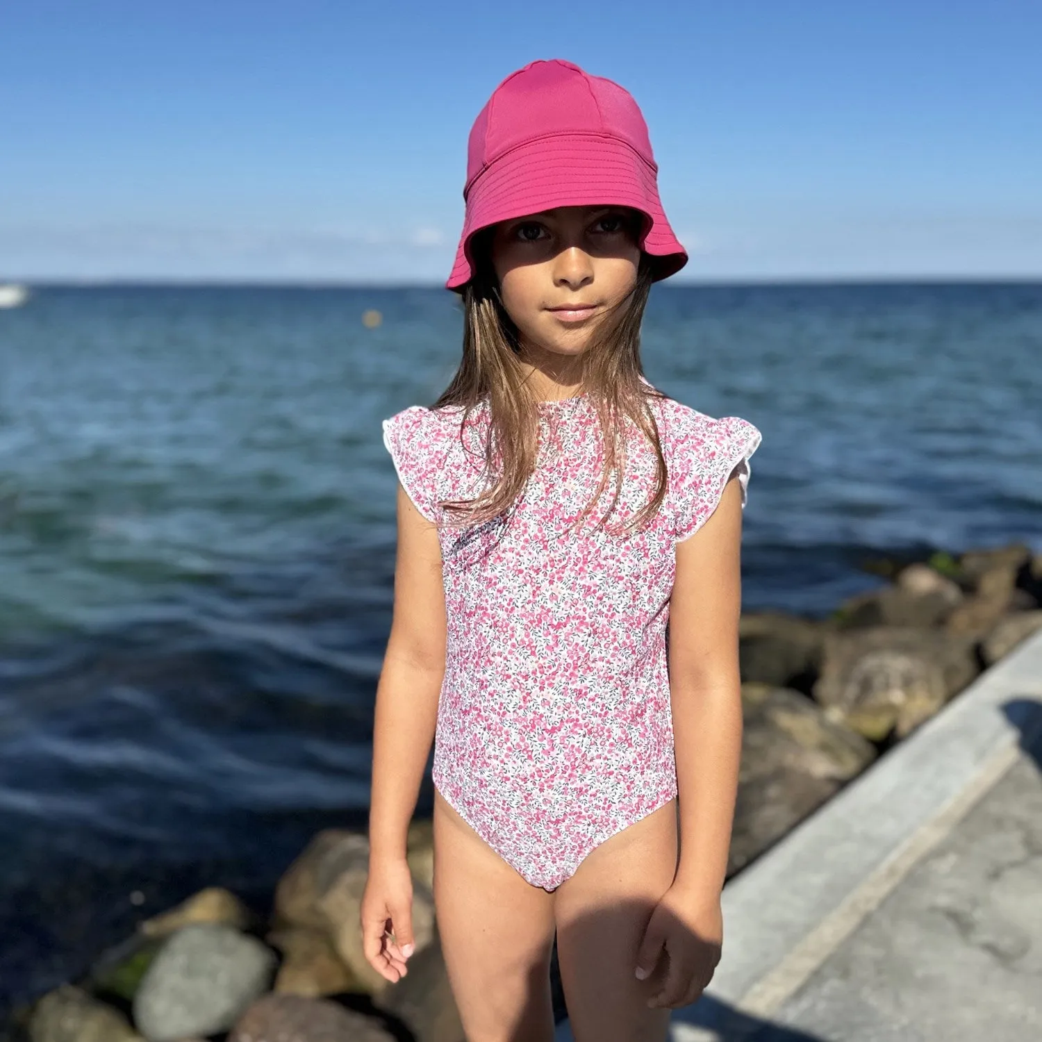 Petit Crabe Wiltshire Bud Beaa Badeanzug S/S - Hergestellt mit Liberty-Stoffen Petit-Crabe