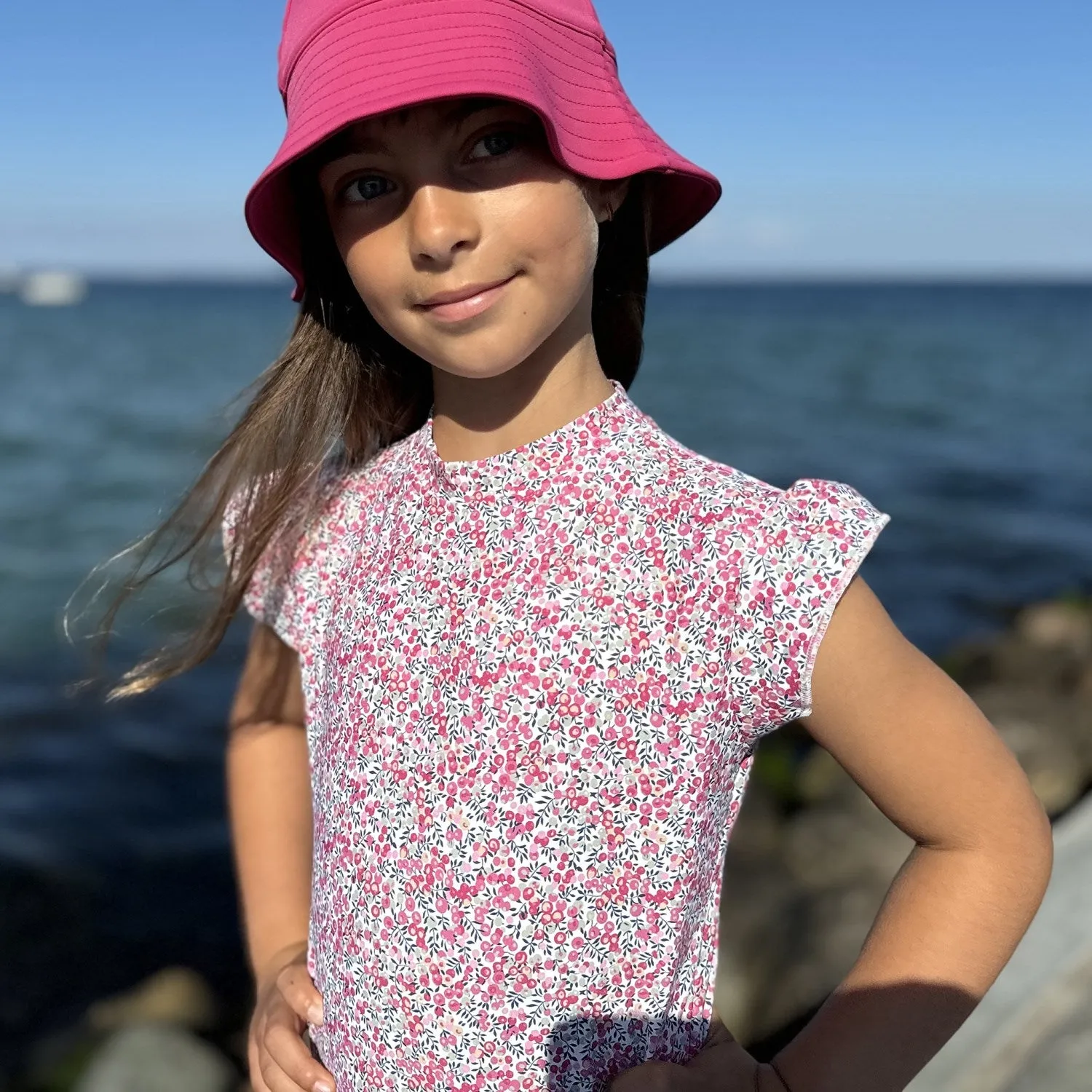Petit Crabe Wiltshire Bud Beaa Badeanzug S/S - Hergestellt mit Liberty-Stoffen Petit-Crabe