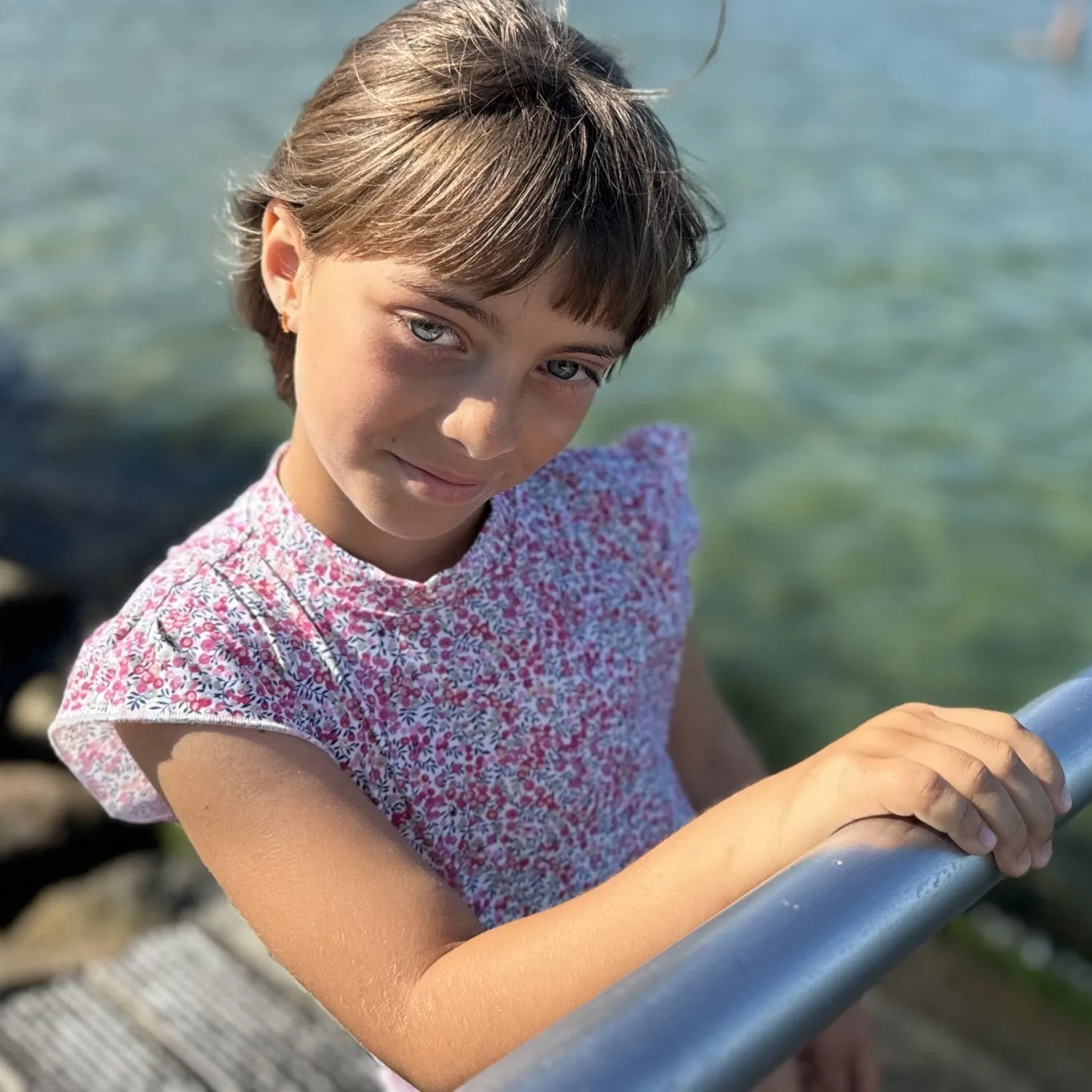 Petit Crabe Wiltshire Bud Beaa Badeanzug S/S - Hergestellt mit Liberty-Stoffen Petit-Crabe