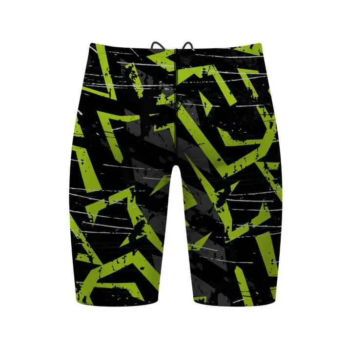 Q Swimwear Grün Glitch Jammer