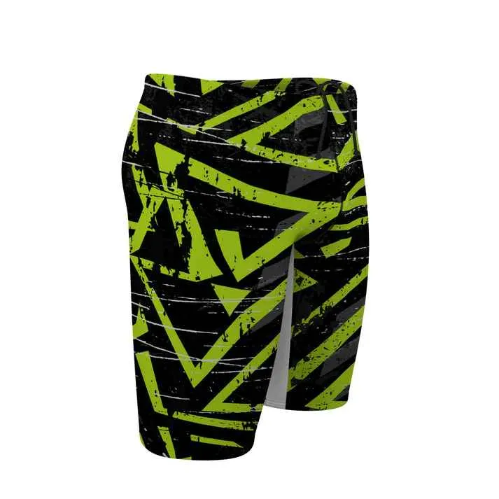 Q Swimwear Grün Glitch Jammer