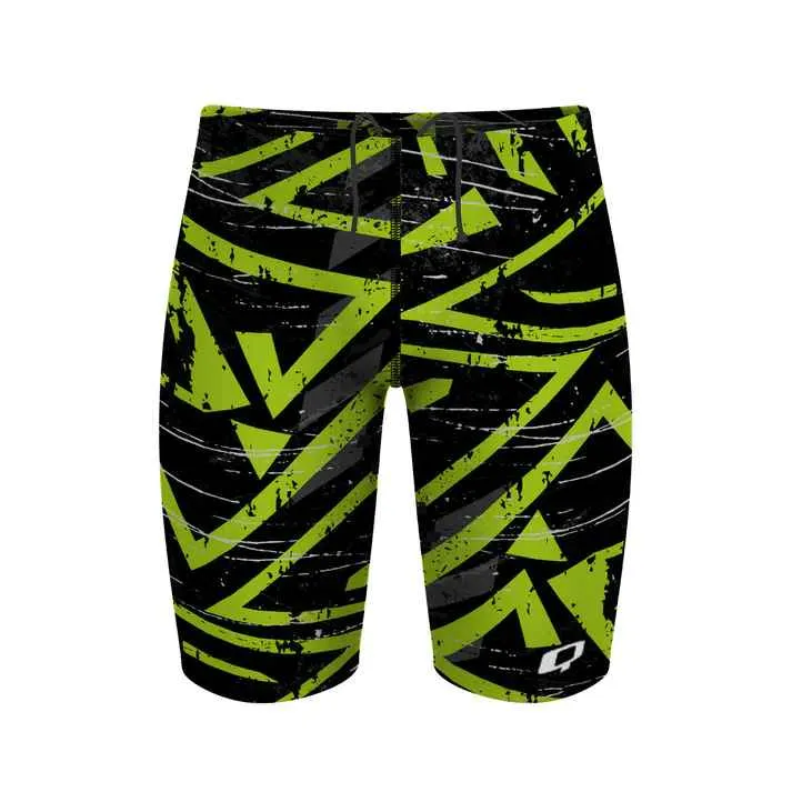 Q Swimwear Grün Glitch Jammer